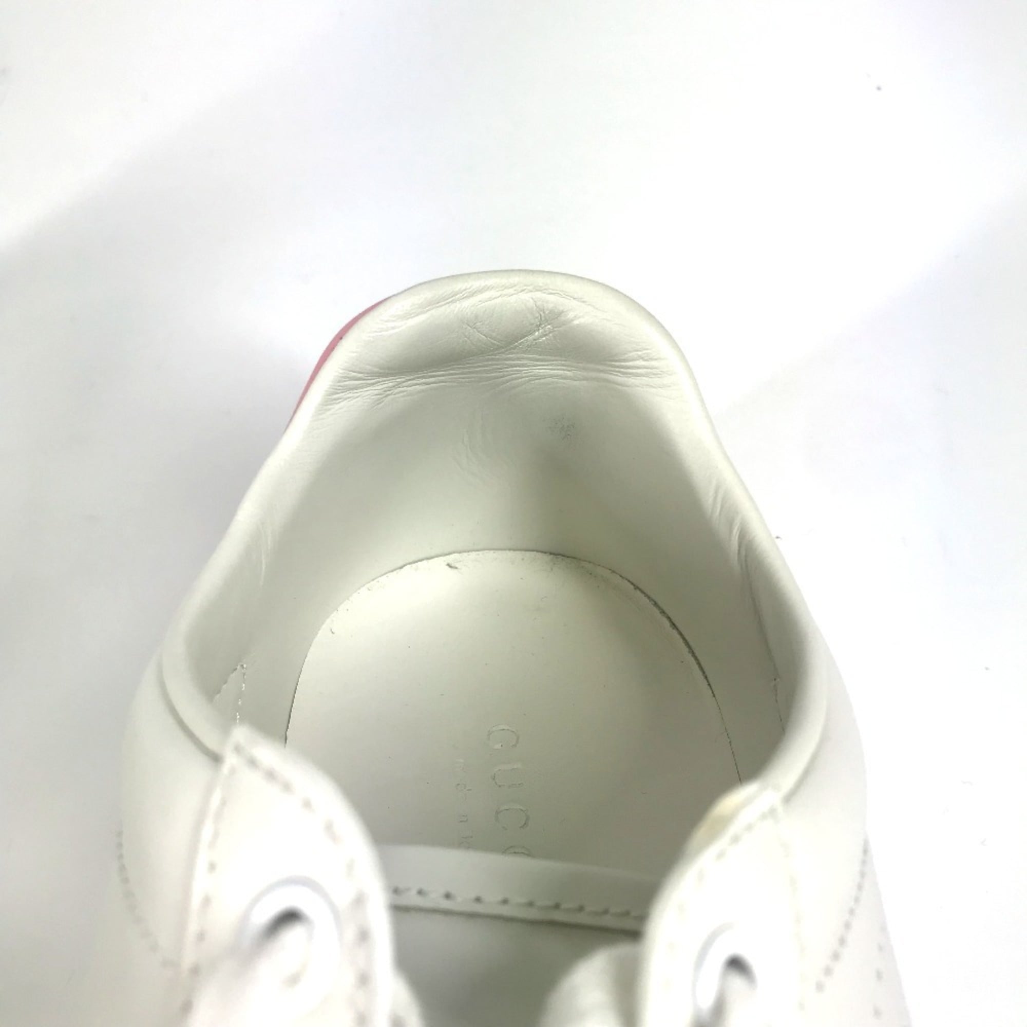 Gucci Pink White Sneakers (Pre-Owned)