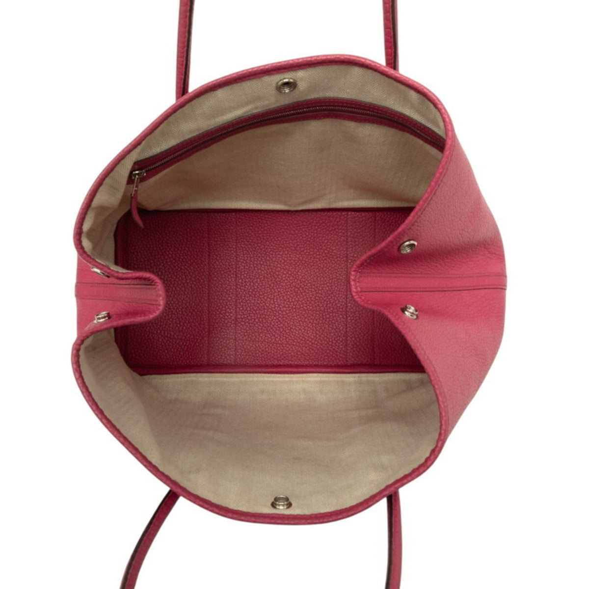 Hermes Garden Bois De Rose Negonda Leather Handbag Tote Bag (Pre-Owned)