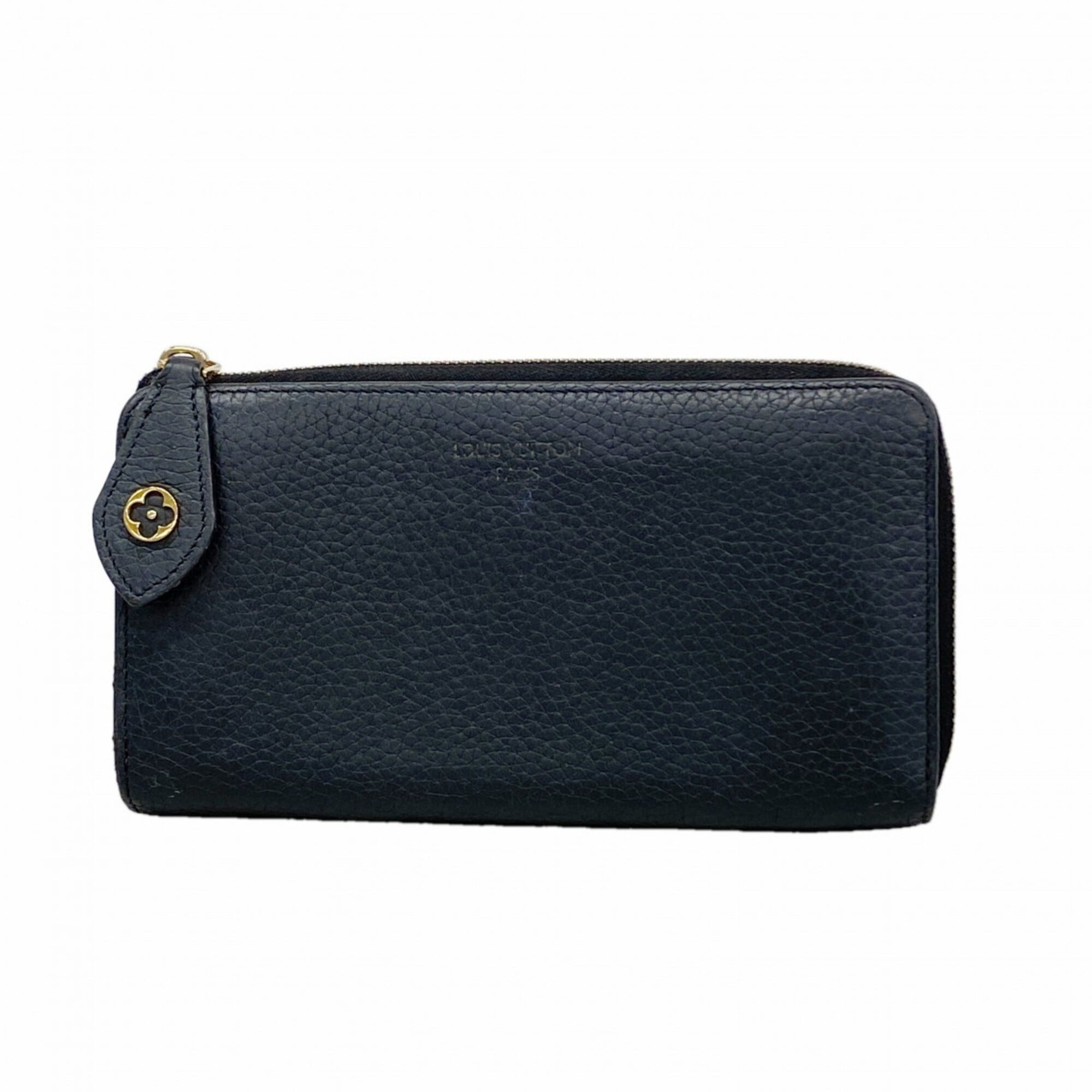 Louis Vuitton Noir Long Wallet (Bi-Fold) (Pre-Owned)