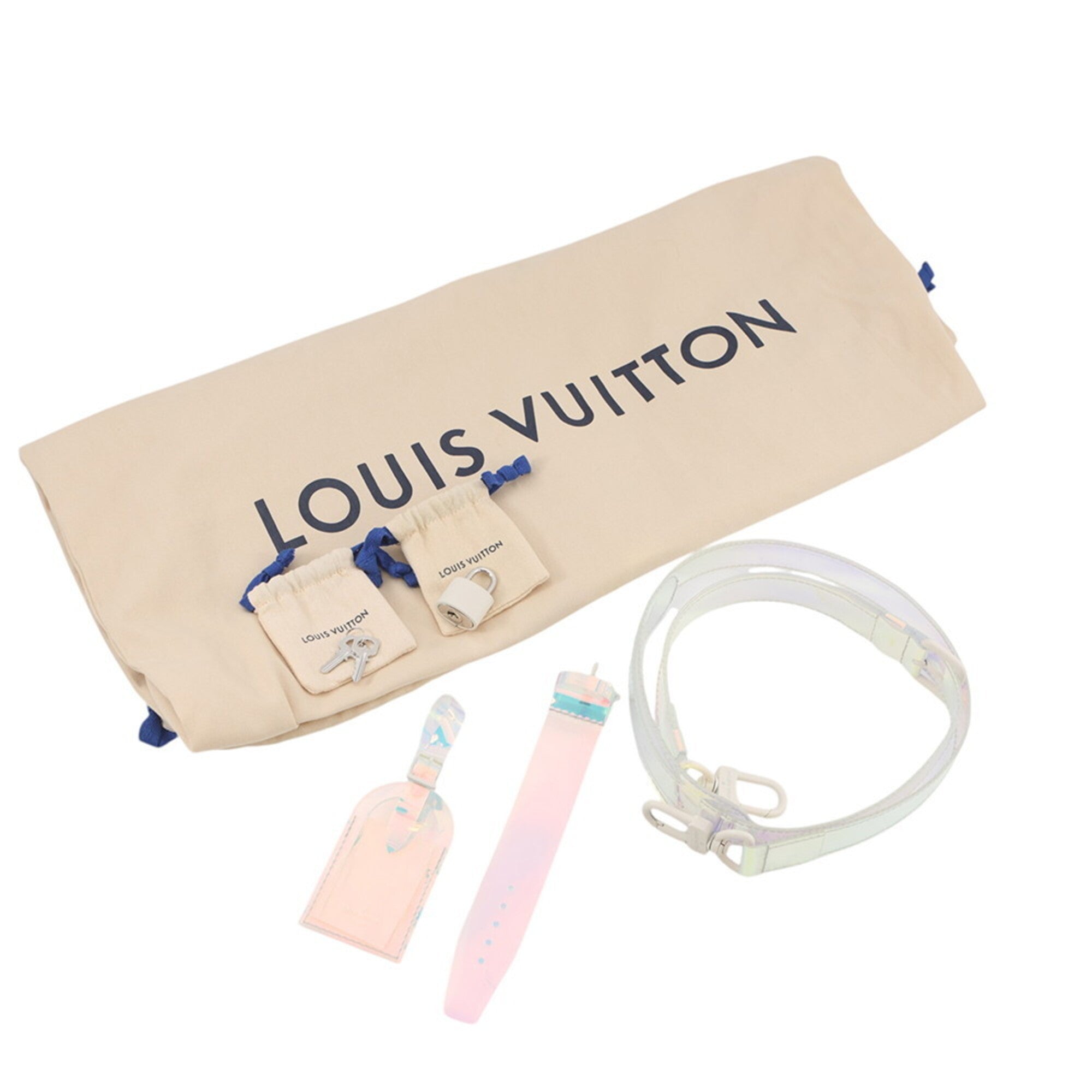 Louis Vuitton Monogram Clear Boston Bag (Pre-Owned)