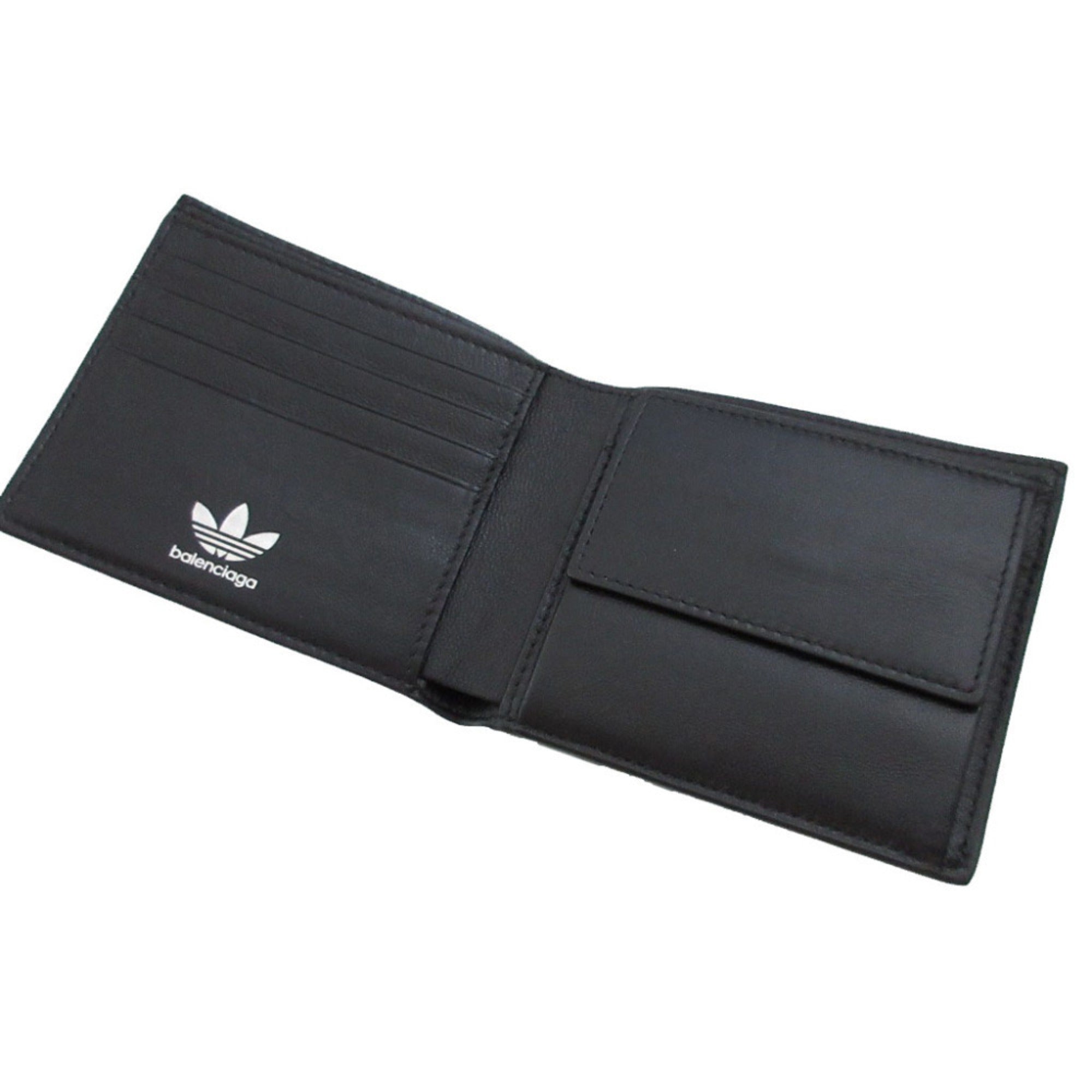 Balenciaga Black Leather Wallet (Bi-Fold) (Pre-Owned)