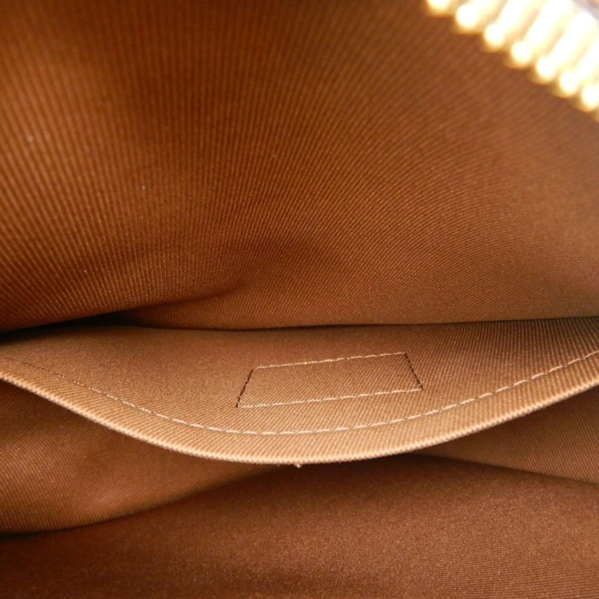 Louis Vuitton Vert Coated Canvas Shoulder Bag (Pre-Owned)