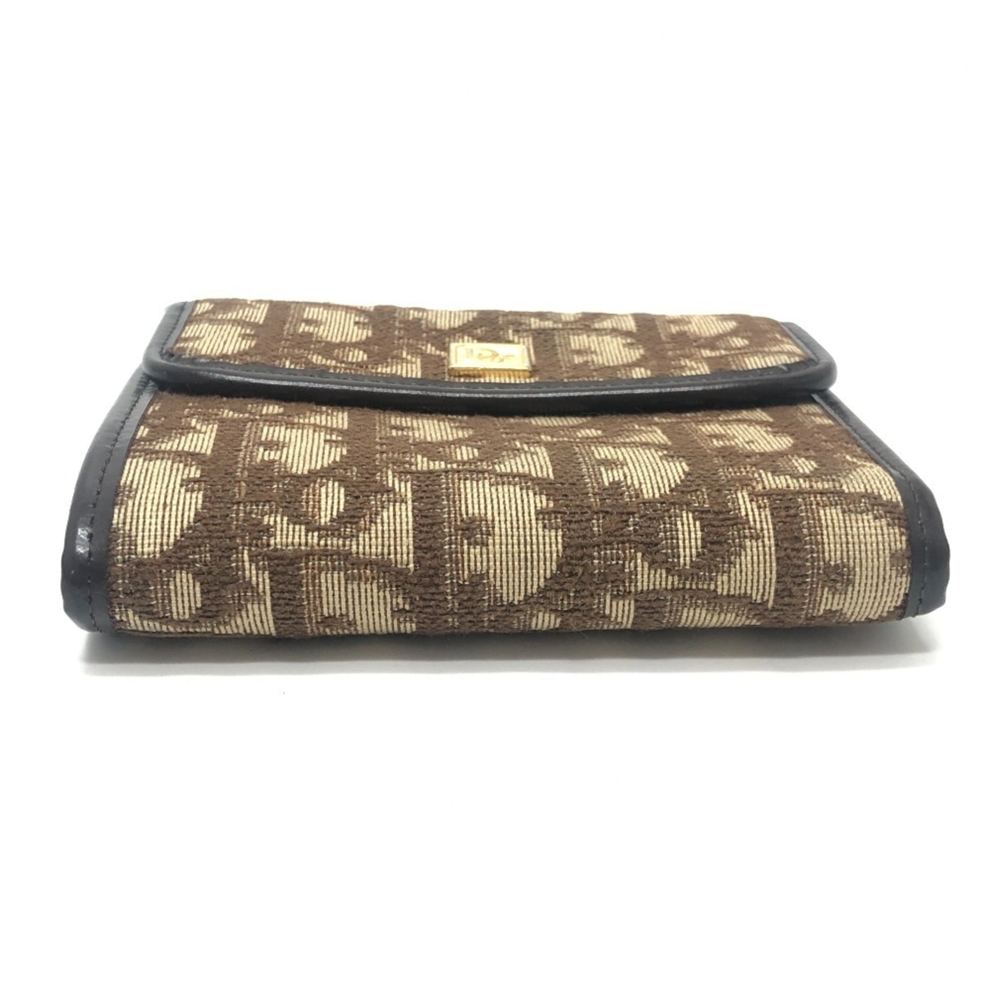 Christian Dior Brown Trotter Wallet (Tri-Fold) (Pre-Owned)