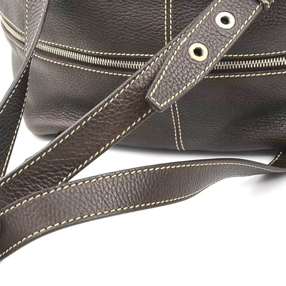 Tod's Brown Leather Handbag (Pre-Owned)