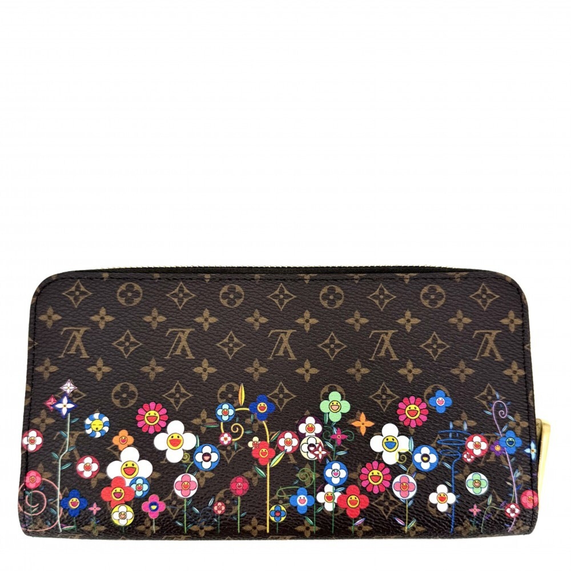 Louis Vuitton Monogram Brown Monogram Multi-Color Monogram Long Wallet (Bi-Fold) (Pre-Owned)