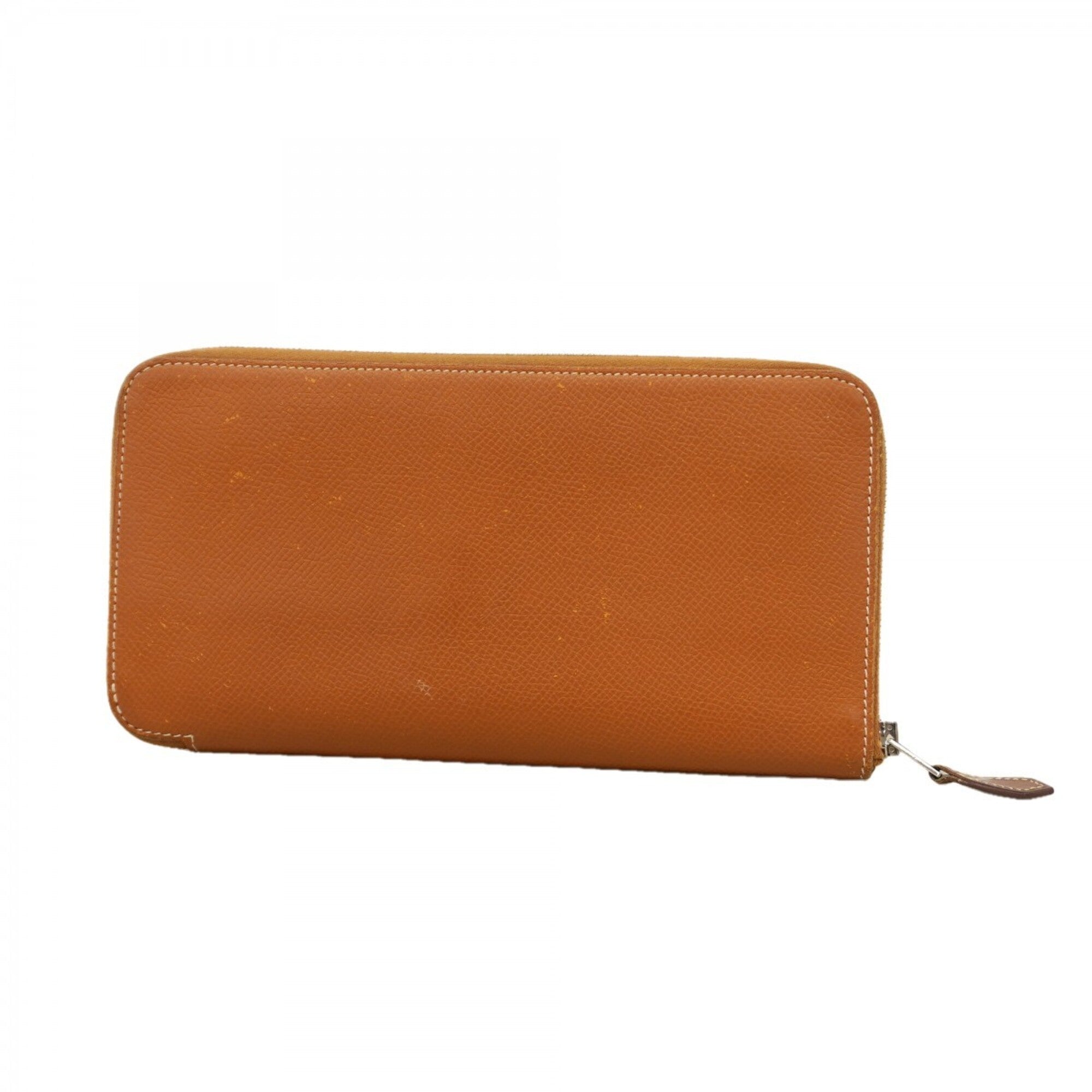 Hermes Gold Epsom Leather Long Wallet (Bi-Fold) (Pre-Owned)