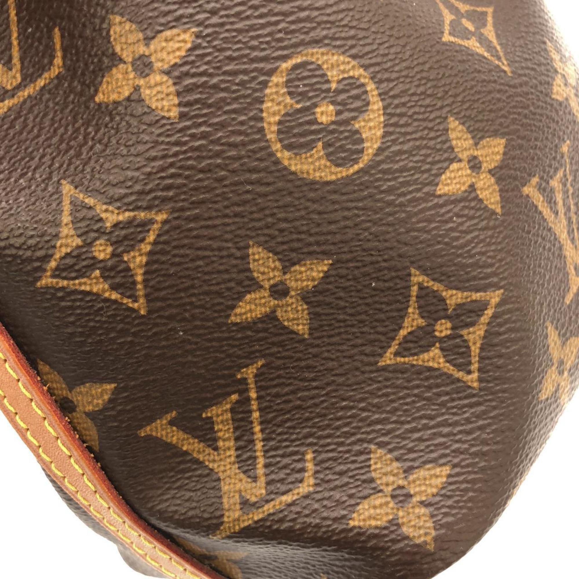 Louis Vuitton Marron Coated Canvas Shoulder Bag (Pre-Owned)