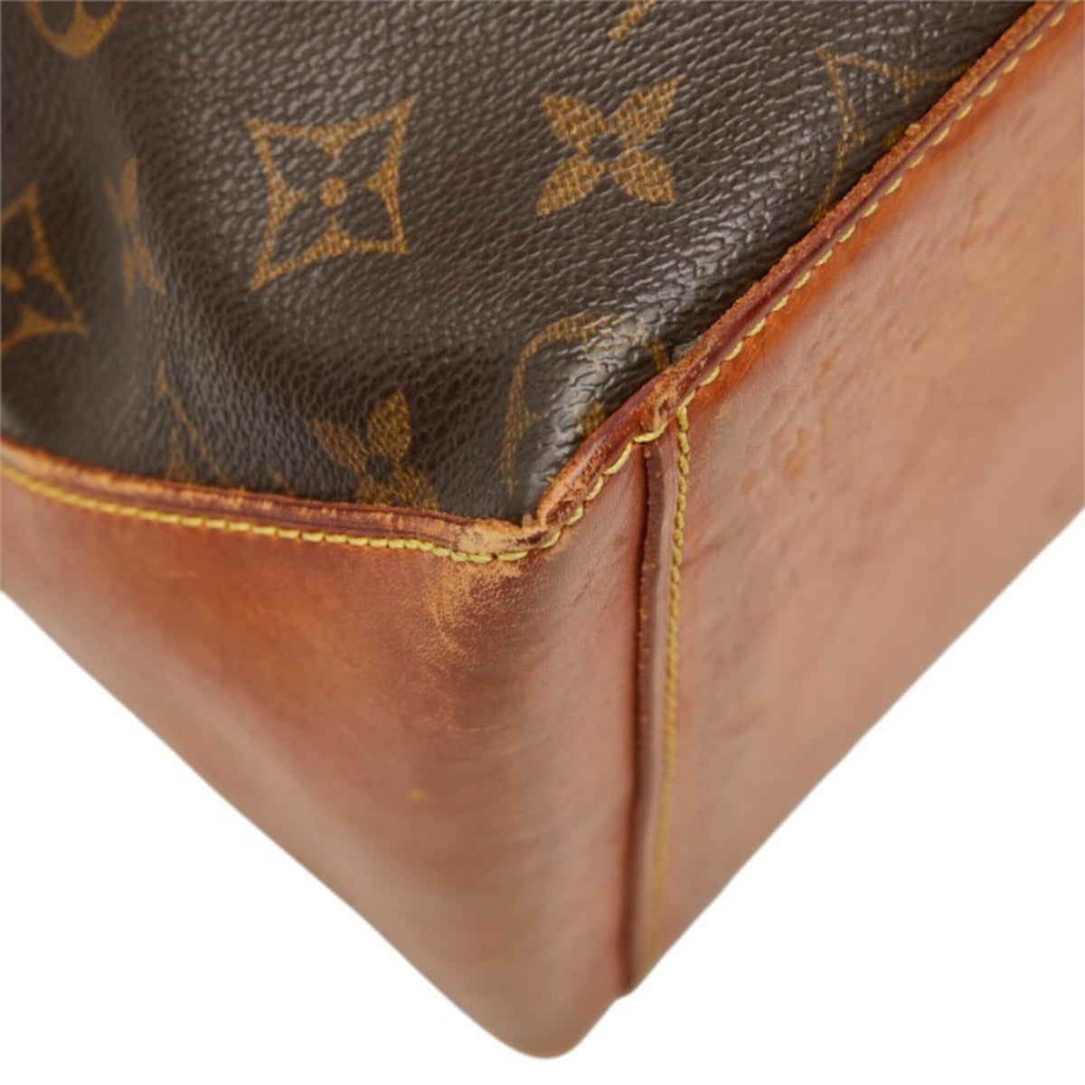 Louis Vuitton Monogram Brown Pvc Leather Shoulder Bag Tote Bag (Pre-Owned)