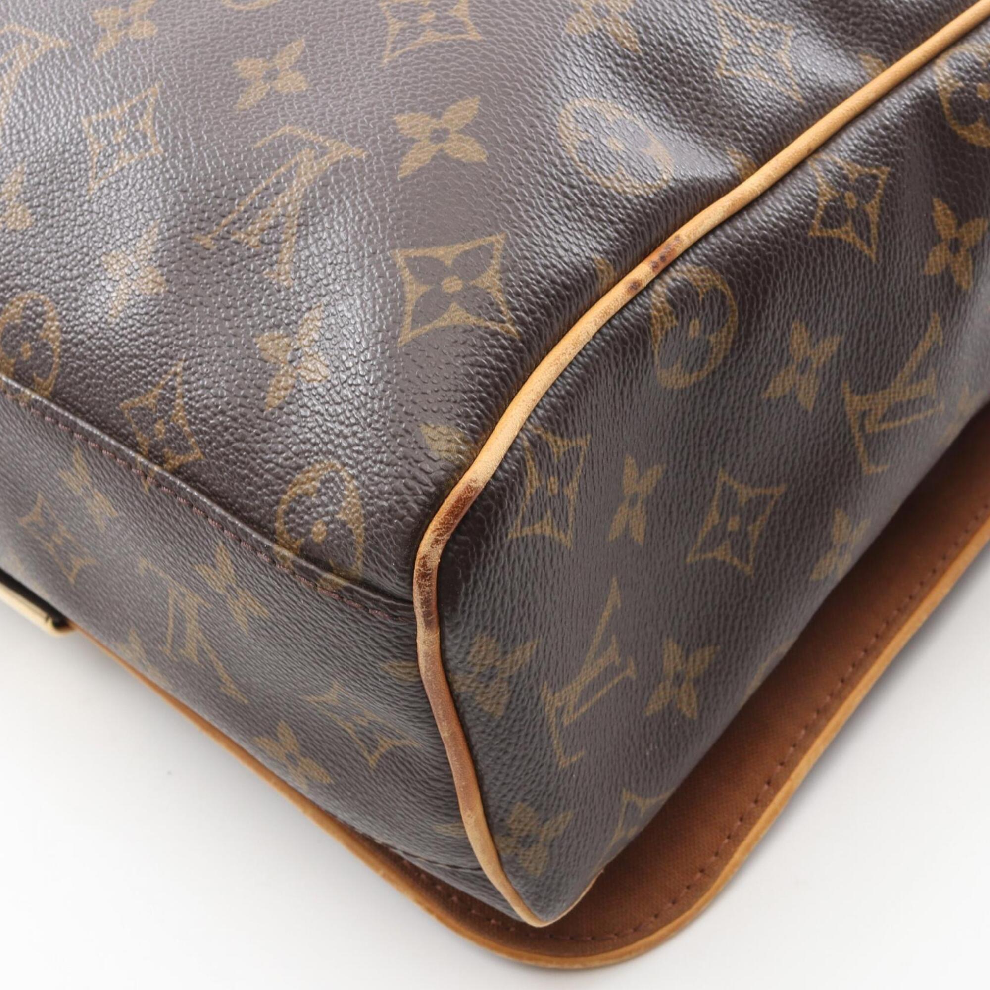 Louis Vuitton Brown Monogram Coated Canvas Handbag Shoulder Bag (Pre-Owned)