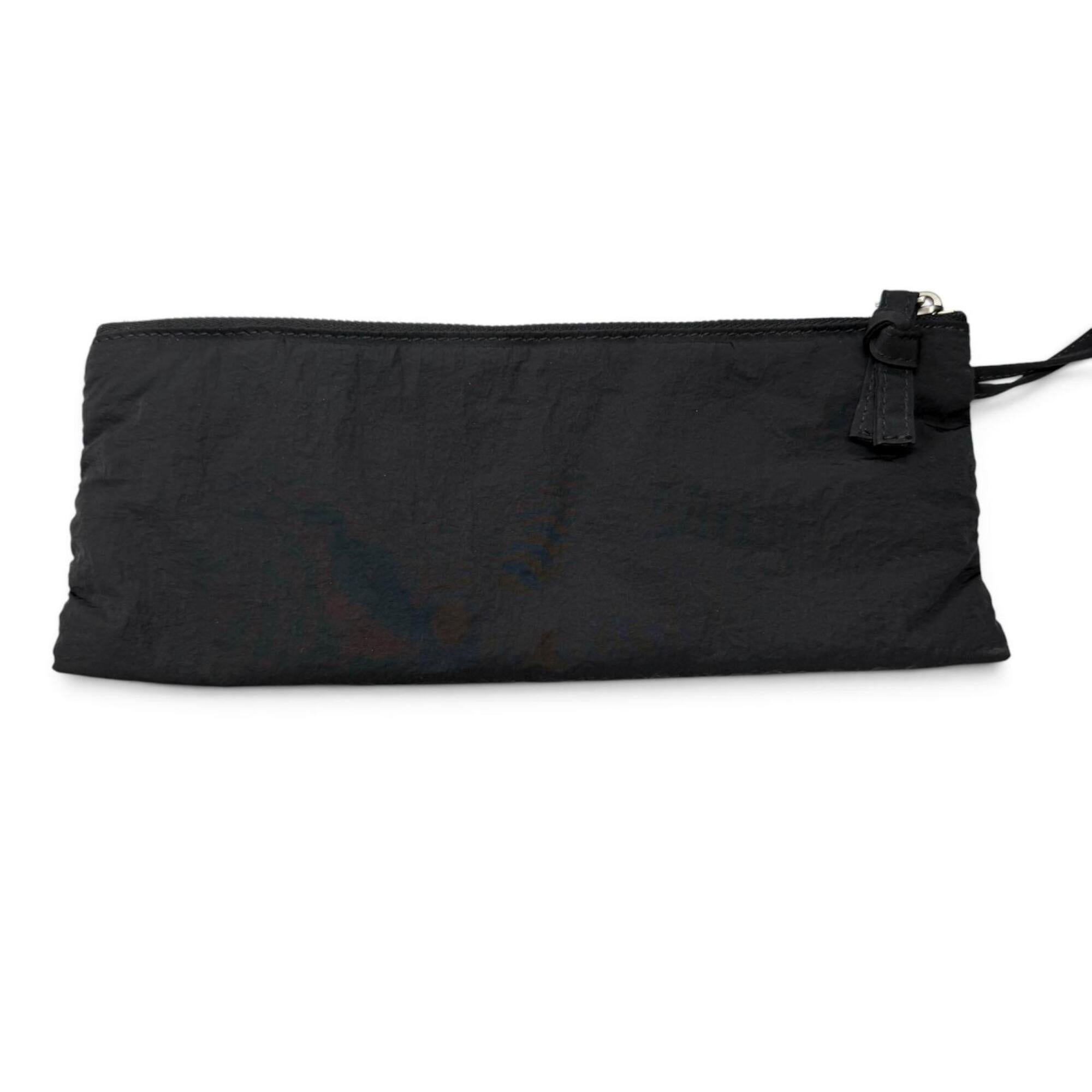 Bottega Veneta Black Nylon Shoulder Bag Sling Bag (Pre-Owned)
