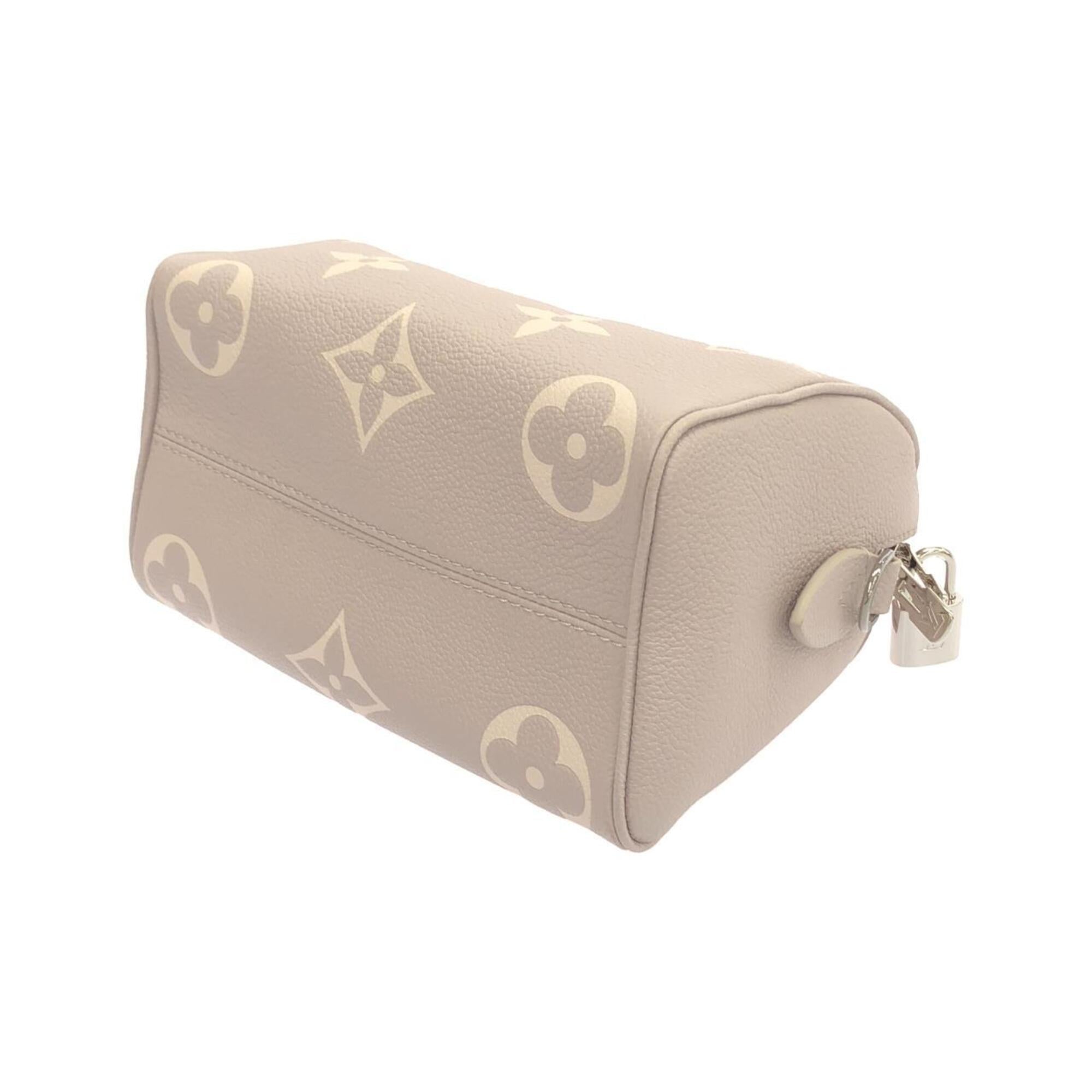 Louis Vuitton Gray Leather Boston Bag (Pre-Owned)