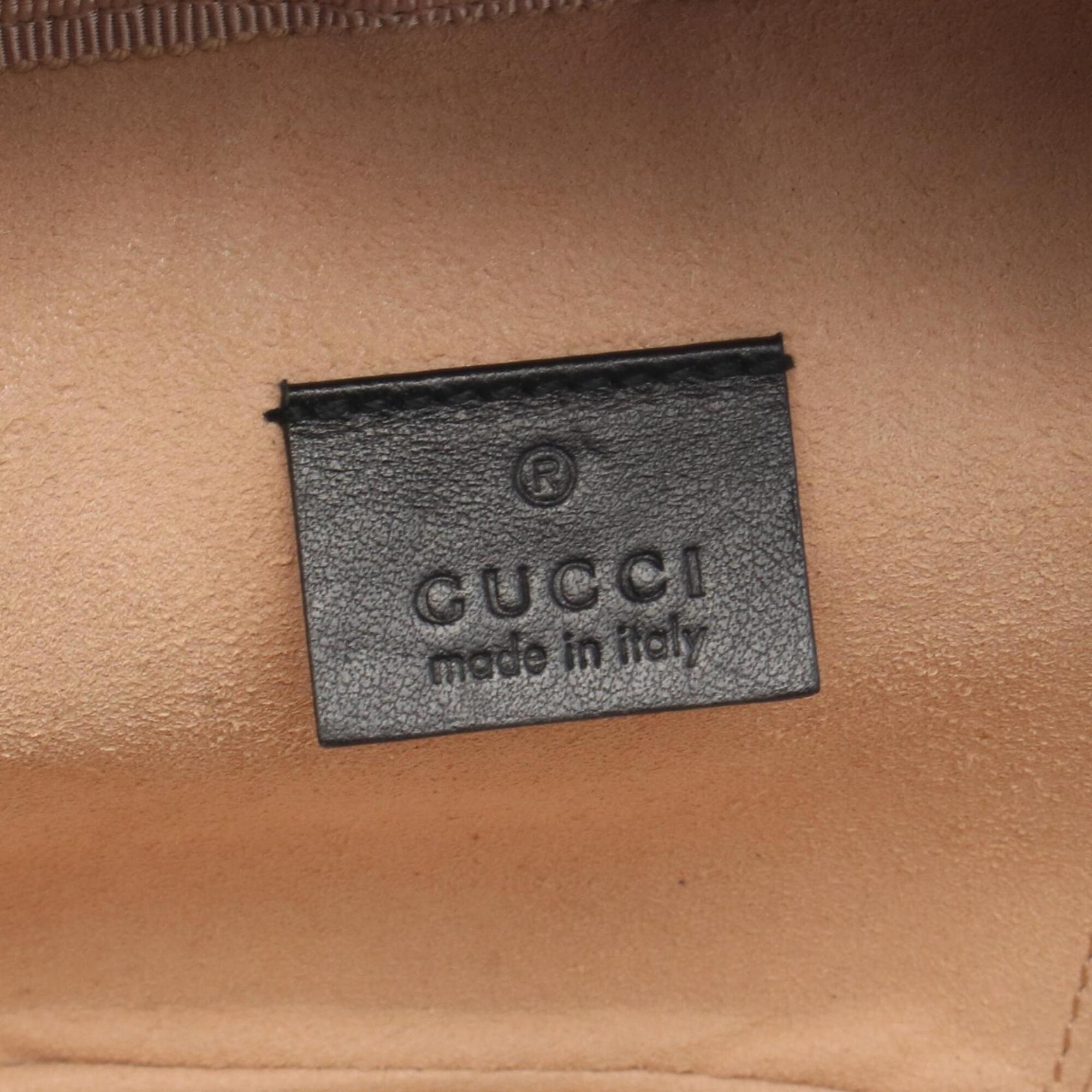 Gucci Black Leather Backpack Handbag (Pre-Owned)