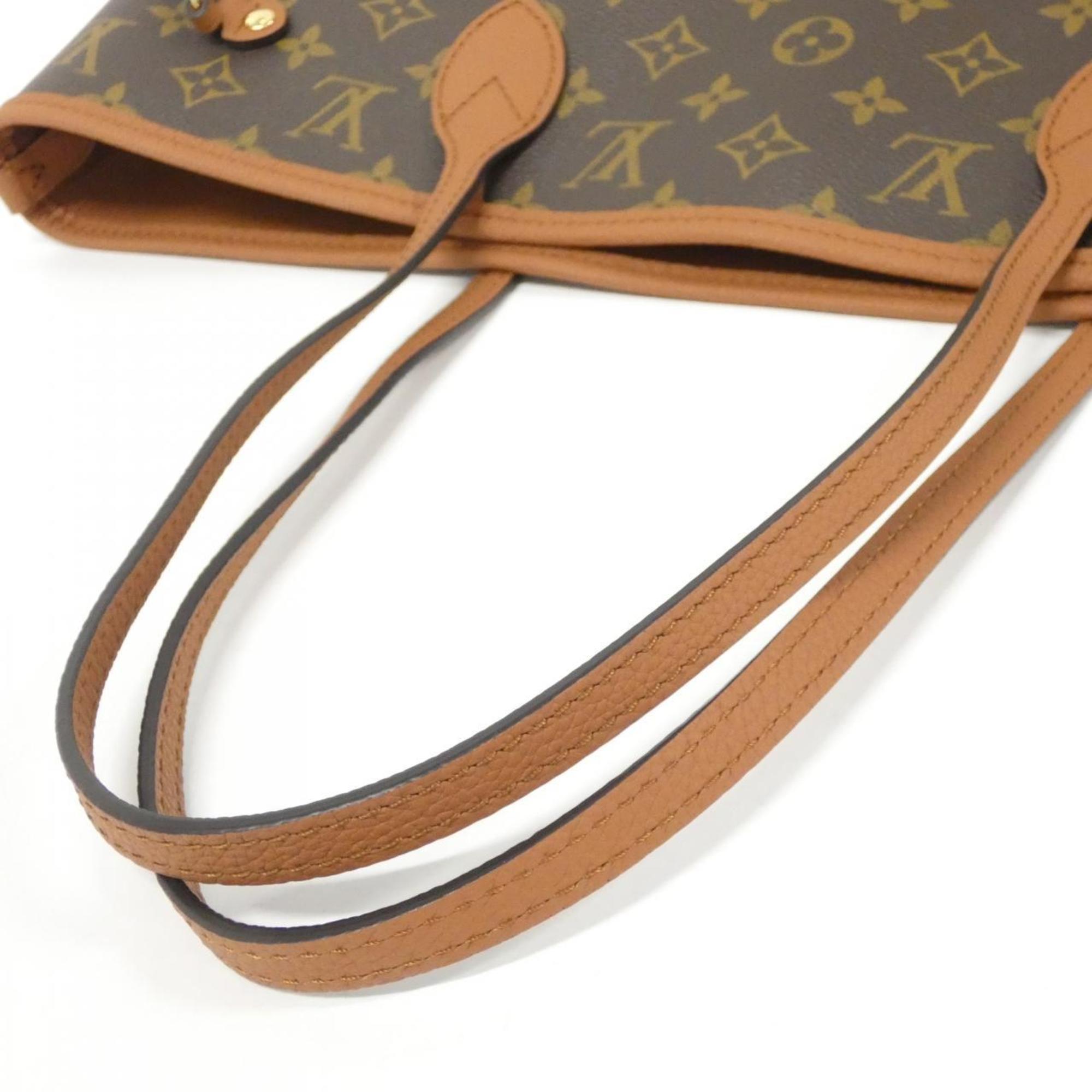 Louis Vuitton Brown Coated Canvas Leather Handbag (Pre-Owned)