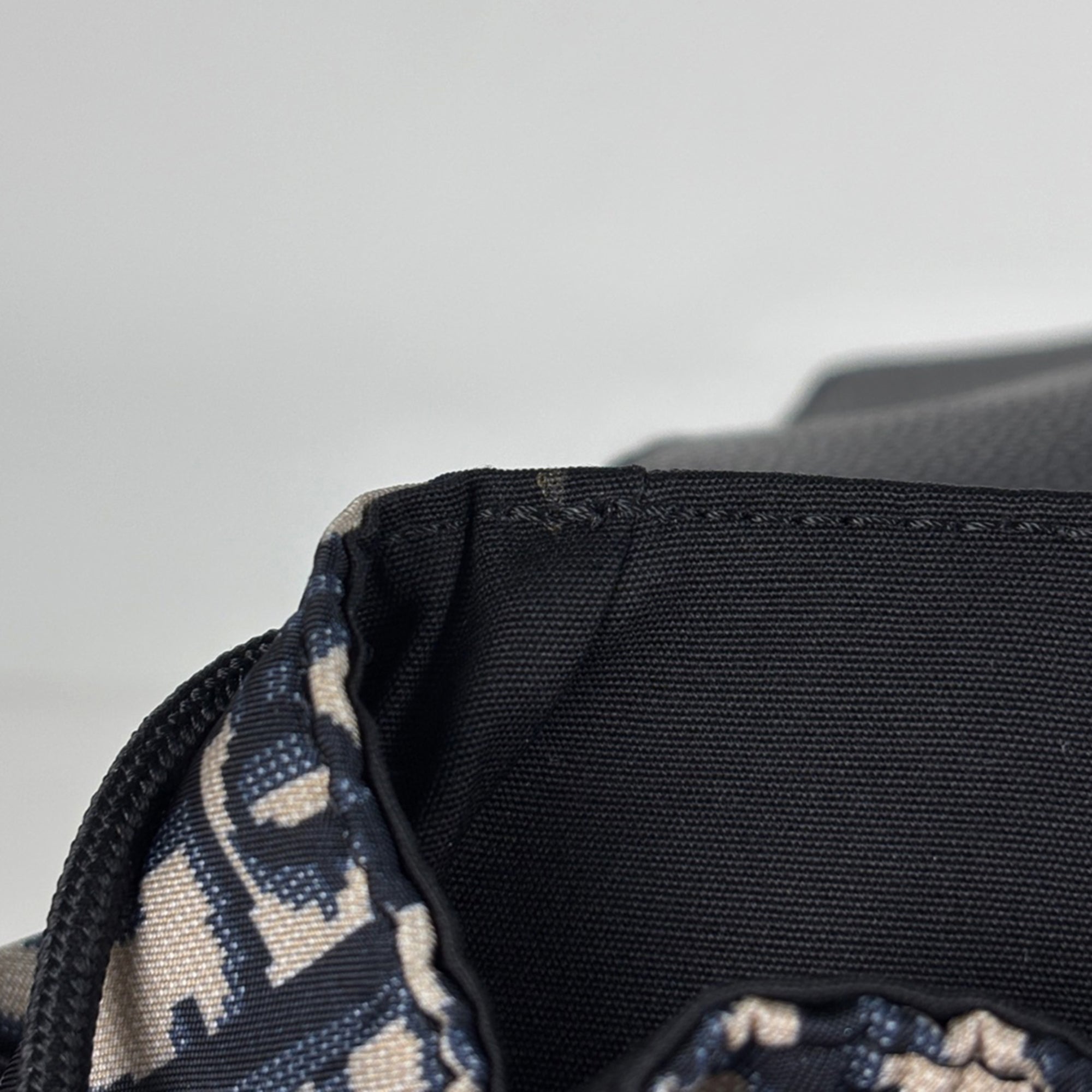 Christian Dior Navy Nylon Leather Backpack (Pre-Owned)