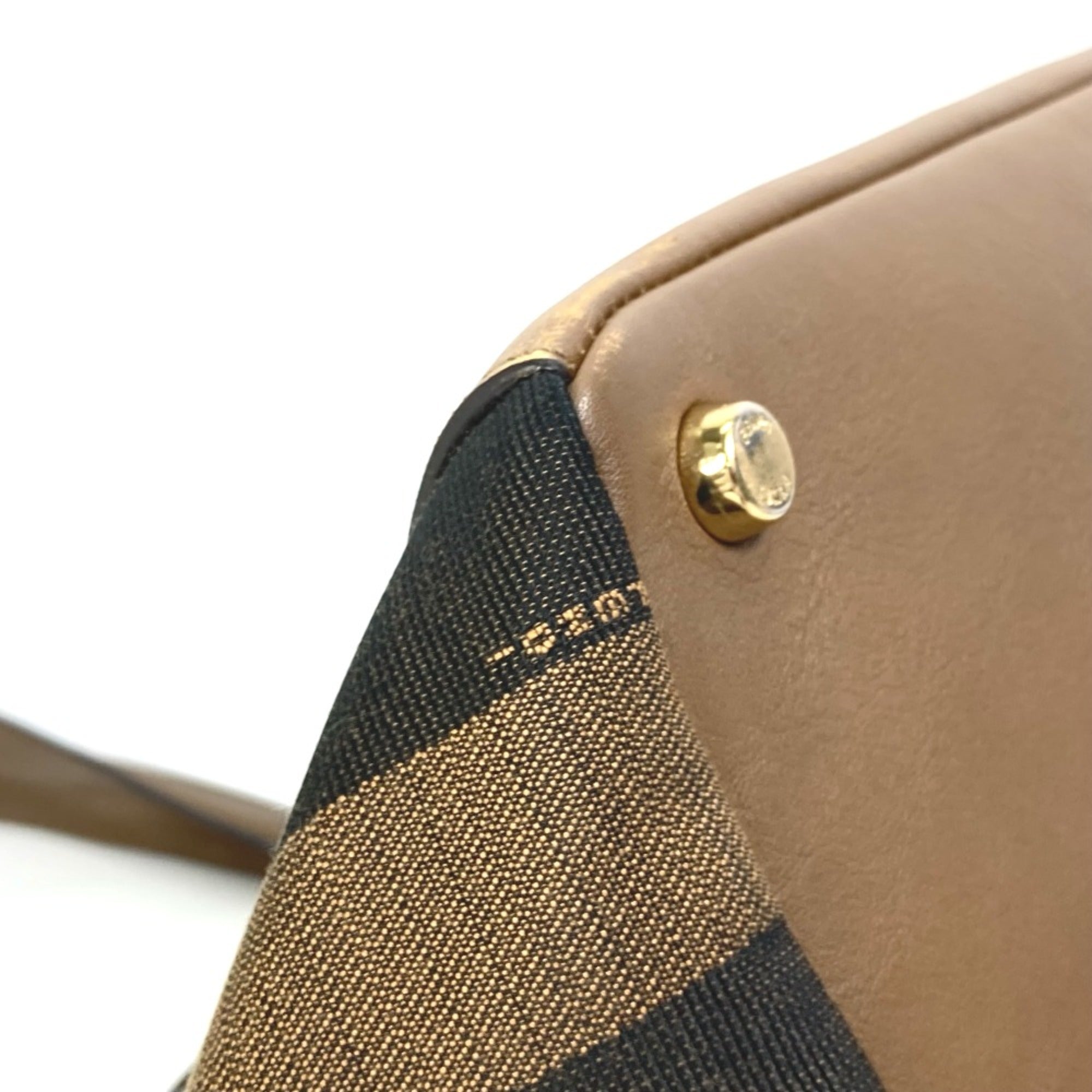 Fendi Brown Leather Handbag (Pre-Owned)