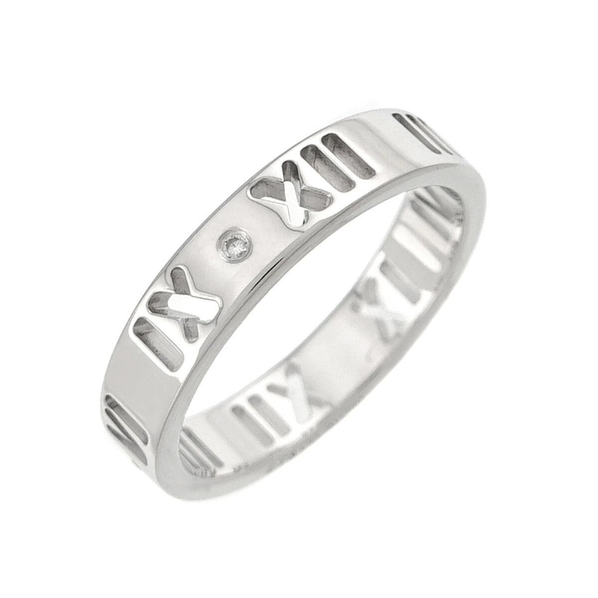 Tiffany White Gold (18K) Band Ring (Pre-Owned)