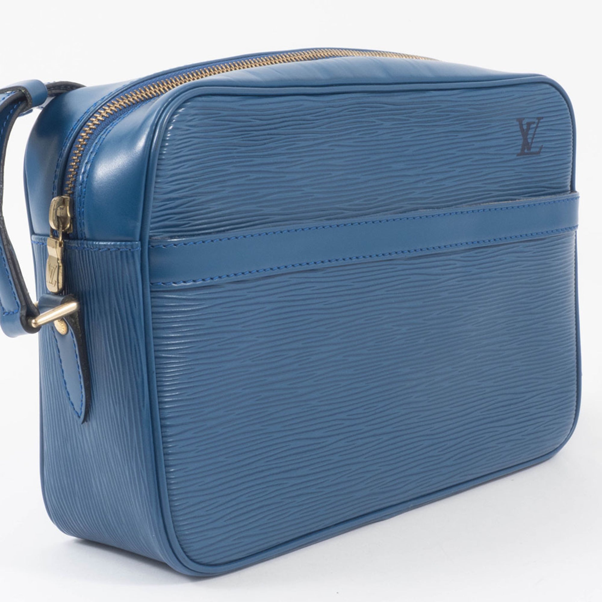Louis Vuitton Epi Blue Toledo Blue Epi Leather Shoulder Bag (Pre-Owned)
