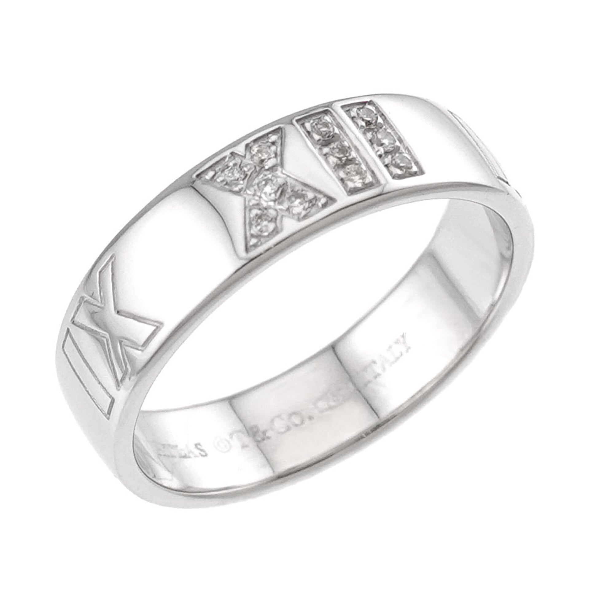 Tiffany White Gold (18K) Band Ring (Pre-Owned)