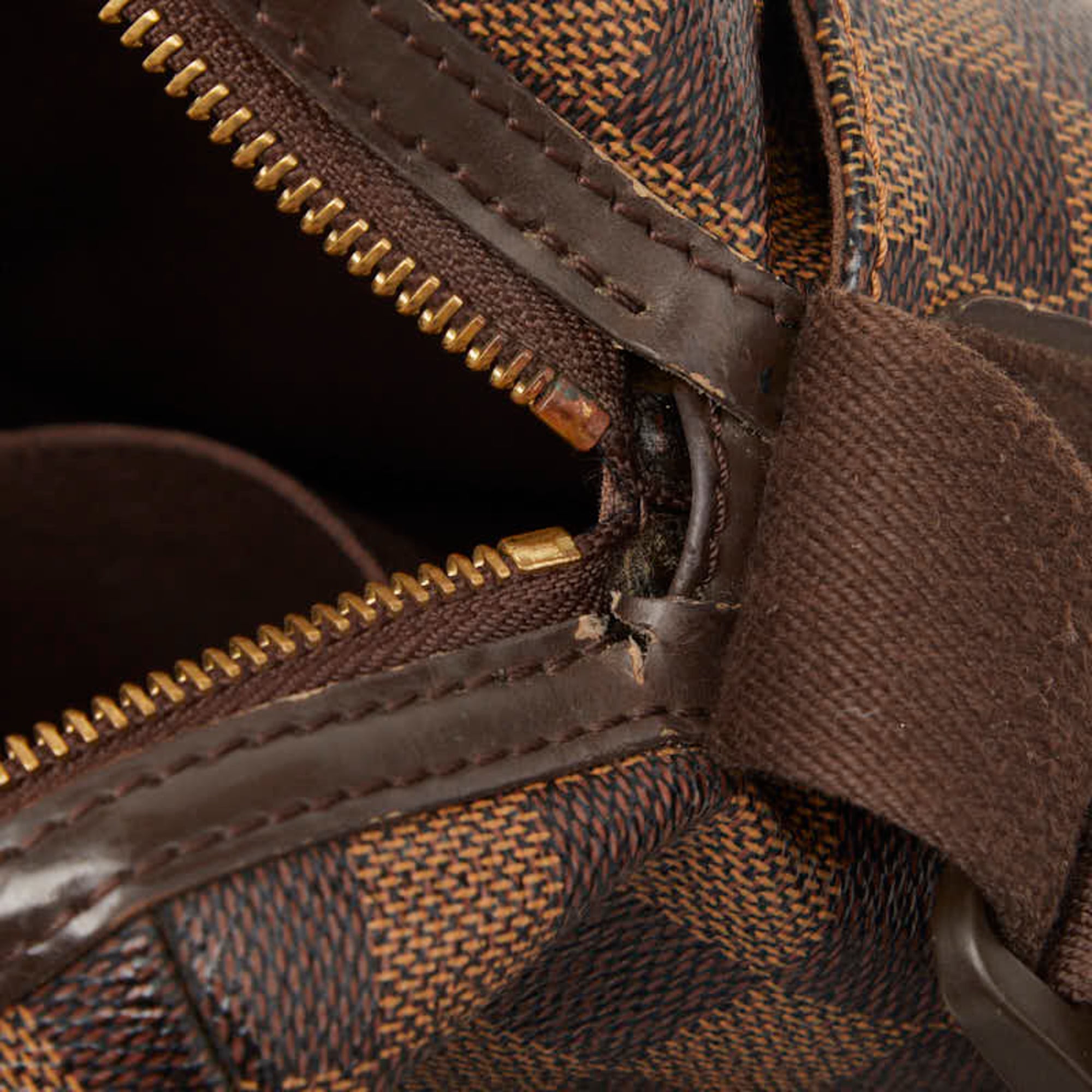 Louis Vuitton Brown Pvc Leather Shoulder Bag (Pre-Owned)