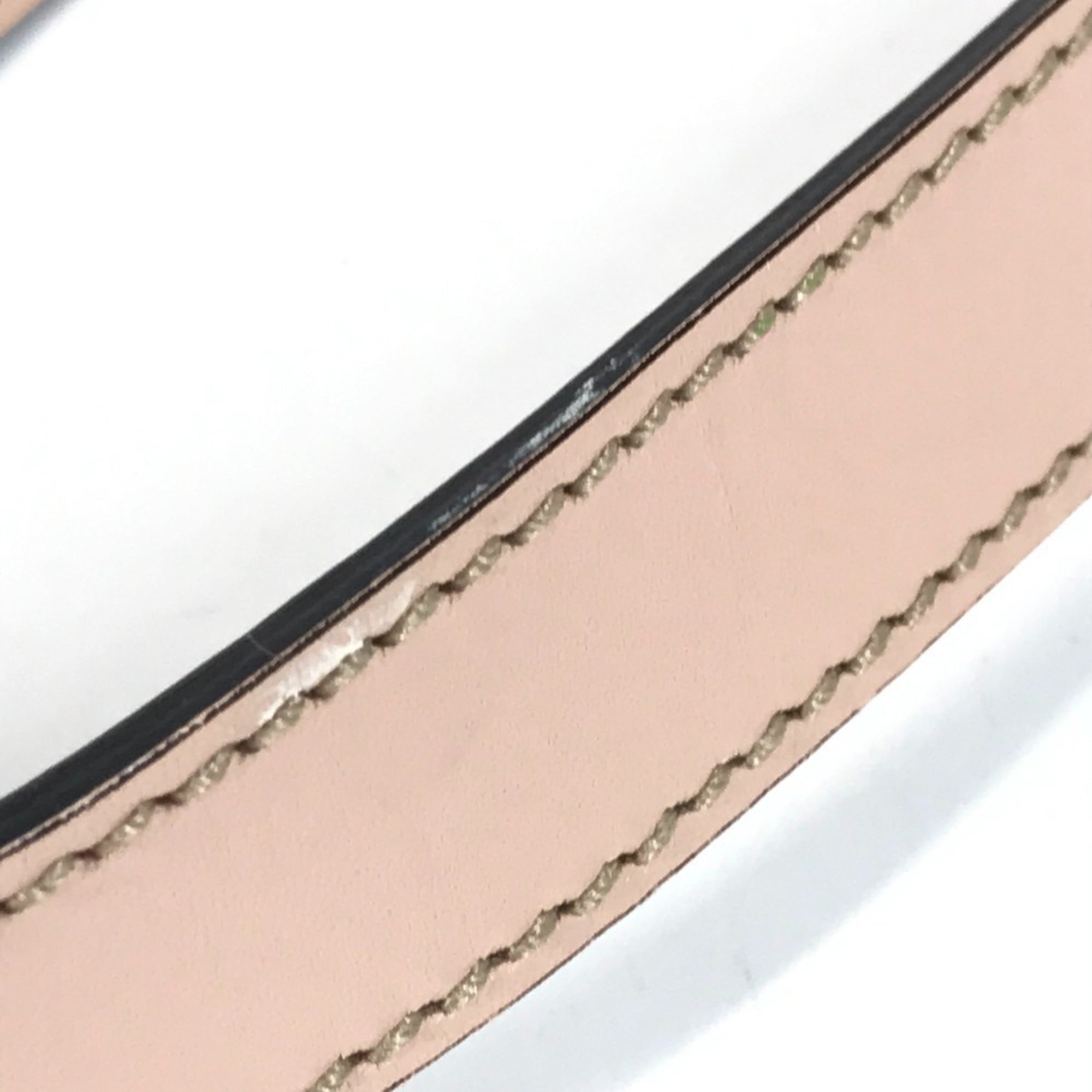 Gucci Pink Leather Coated Canvas Pochette Shoulder Bag (Pre-Owned)