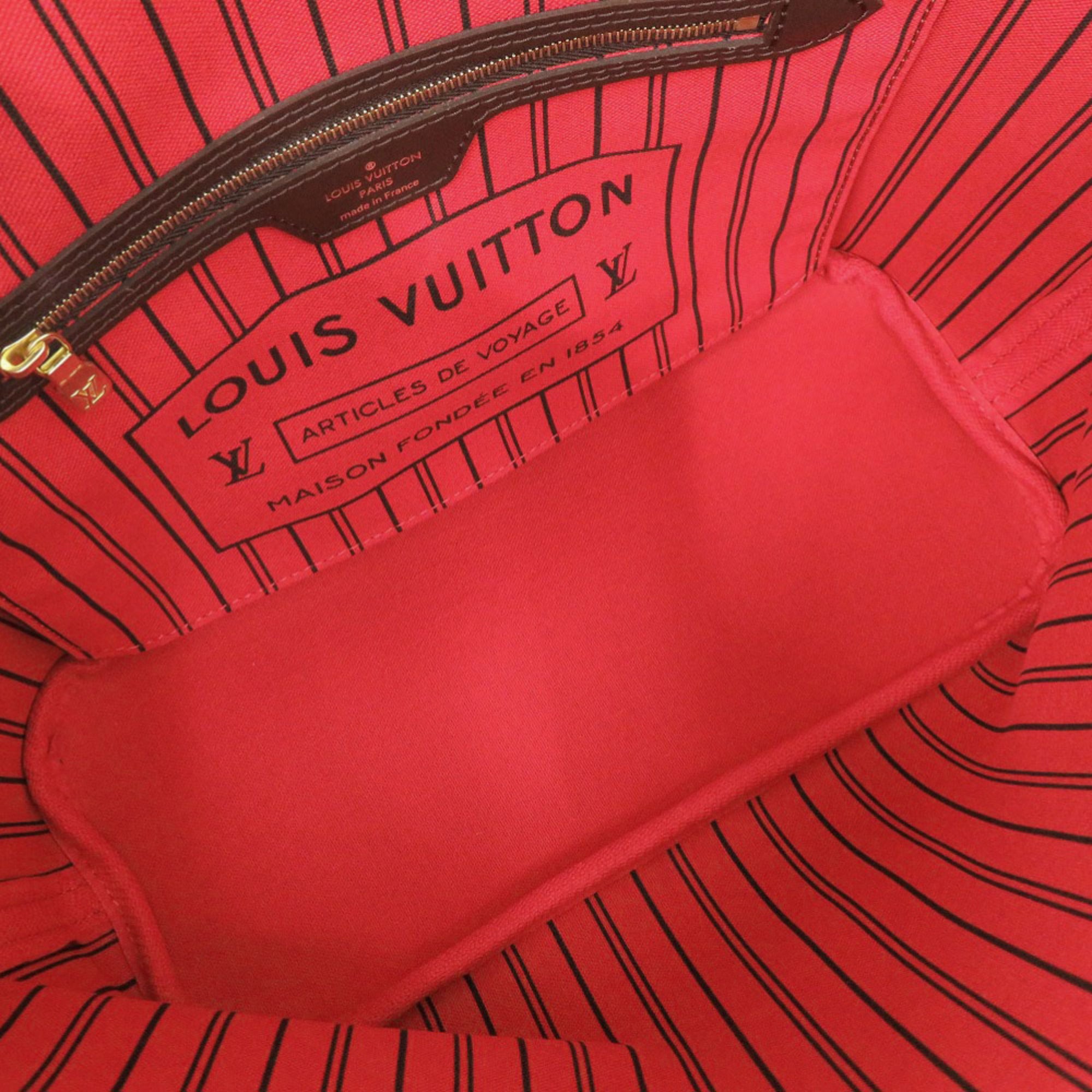 Louis Vuitton Damier Brown Damier Canvas Tote Bag (Pre-Owned)