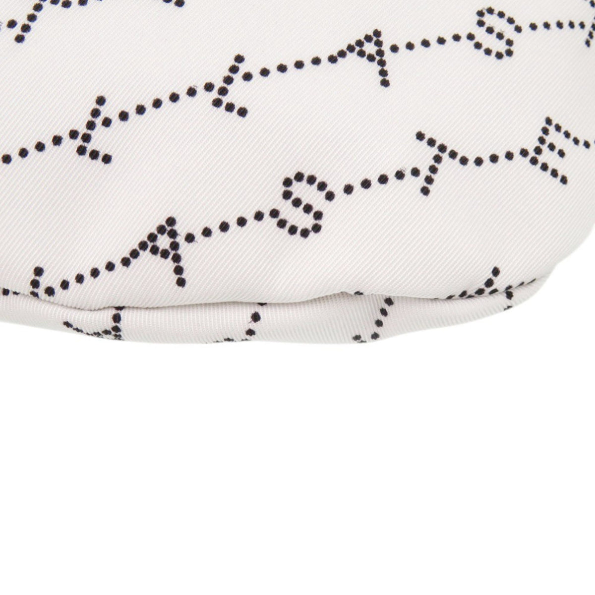 Stella Mccartney Black White Nylon Fanny Pack Sling Bag (Pre-Owned)