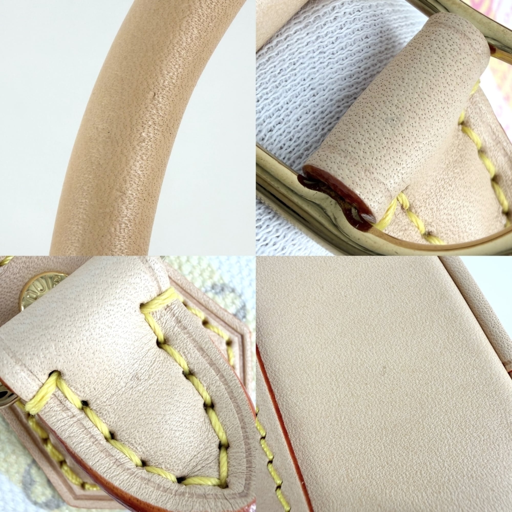 Louis Vuitton Beige Monogram White Monogram Handbag Shoulder Bag (Pre-Owned)