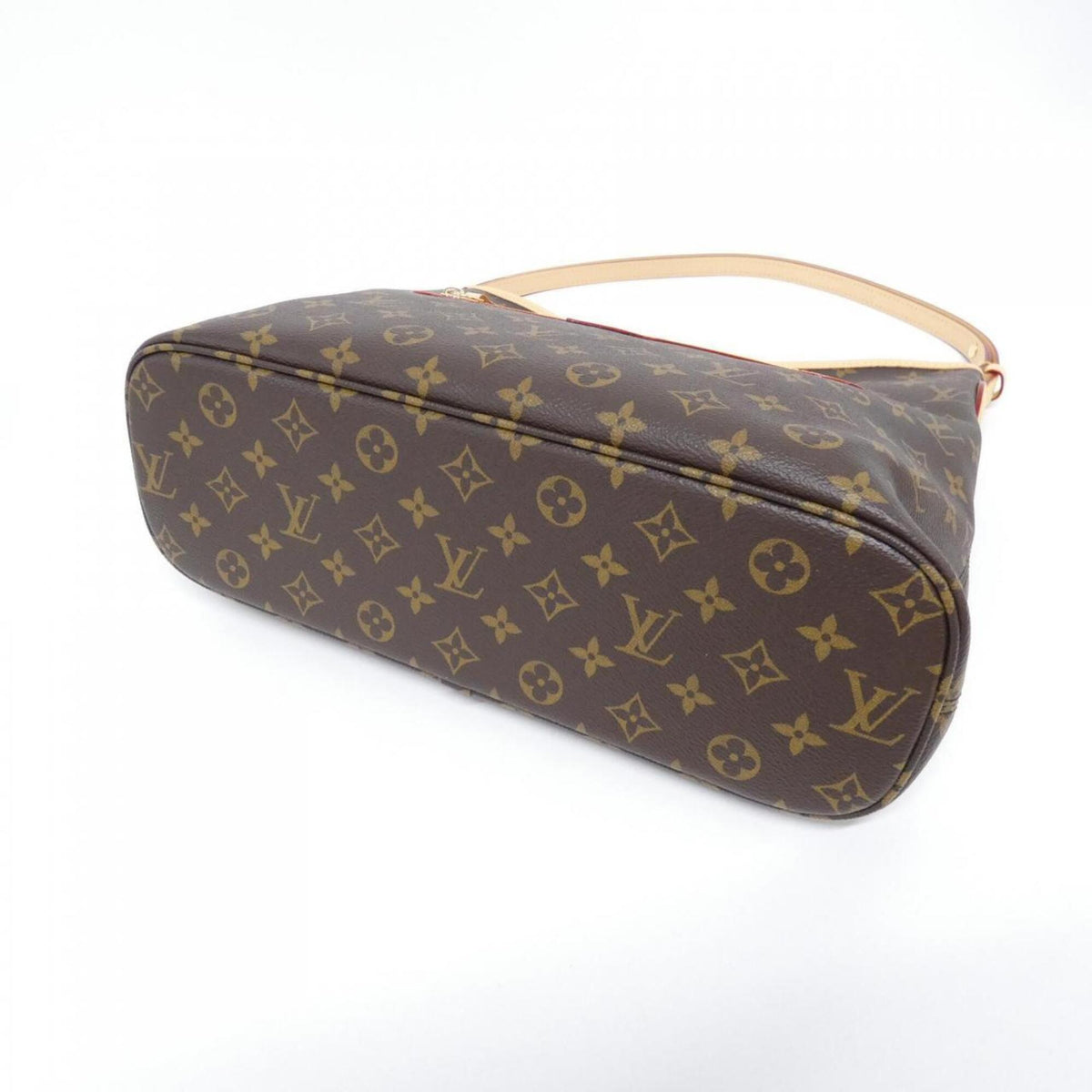 Louis Vuitton Marron Coated Canvas Shoulder Bag (Pre-Owned)