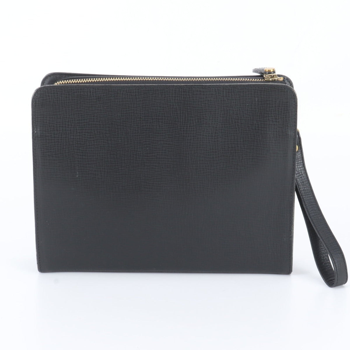 Burberry Black Leather Clutch Bag (Pre-Owned)