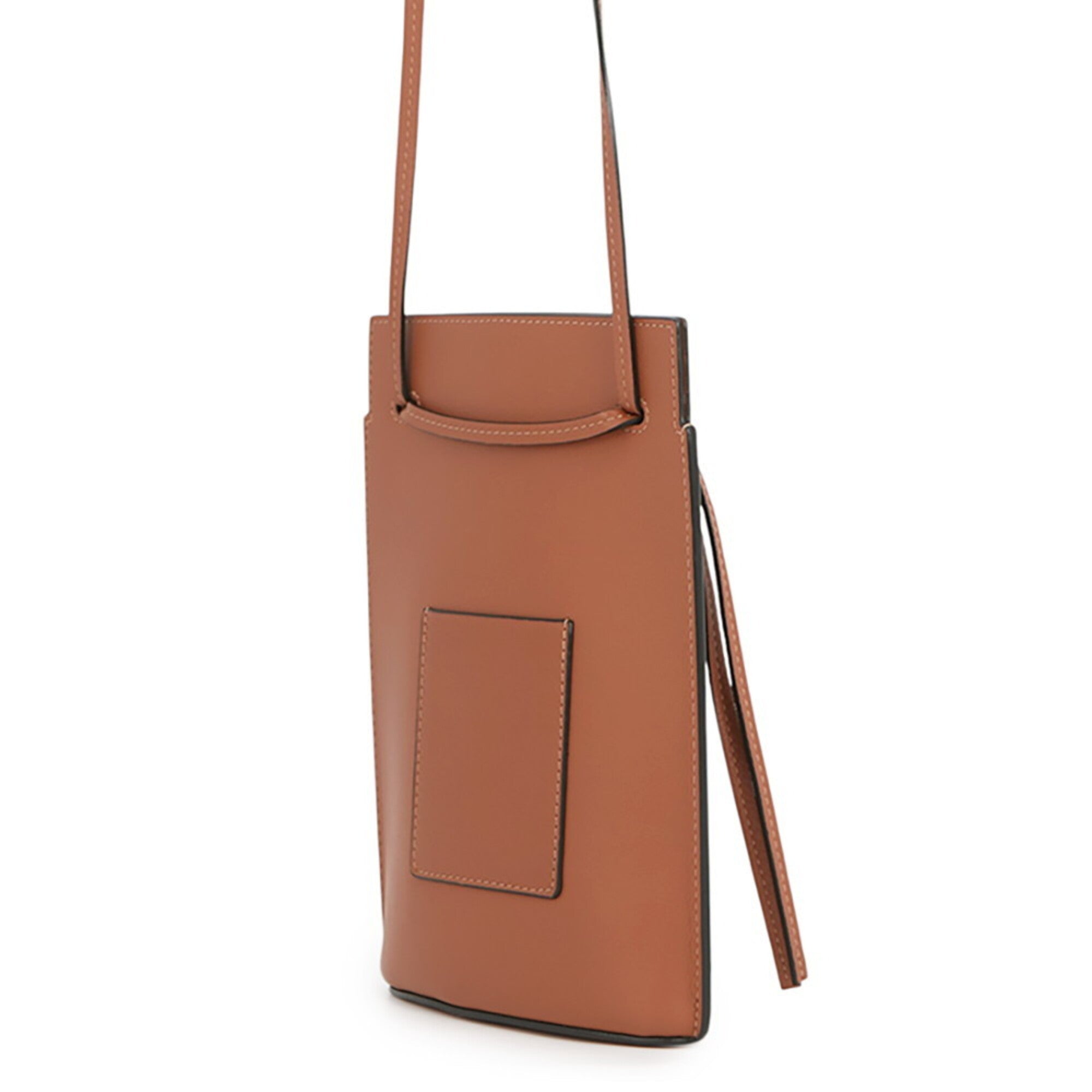 Loewe Brown Leather Handbag Pochette Shoulder Bag (Pre-Owned)
