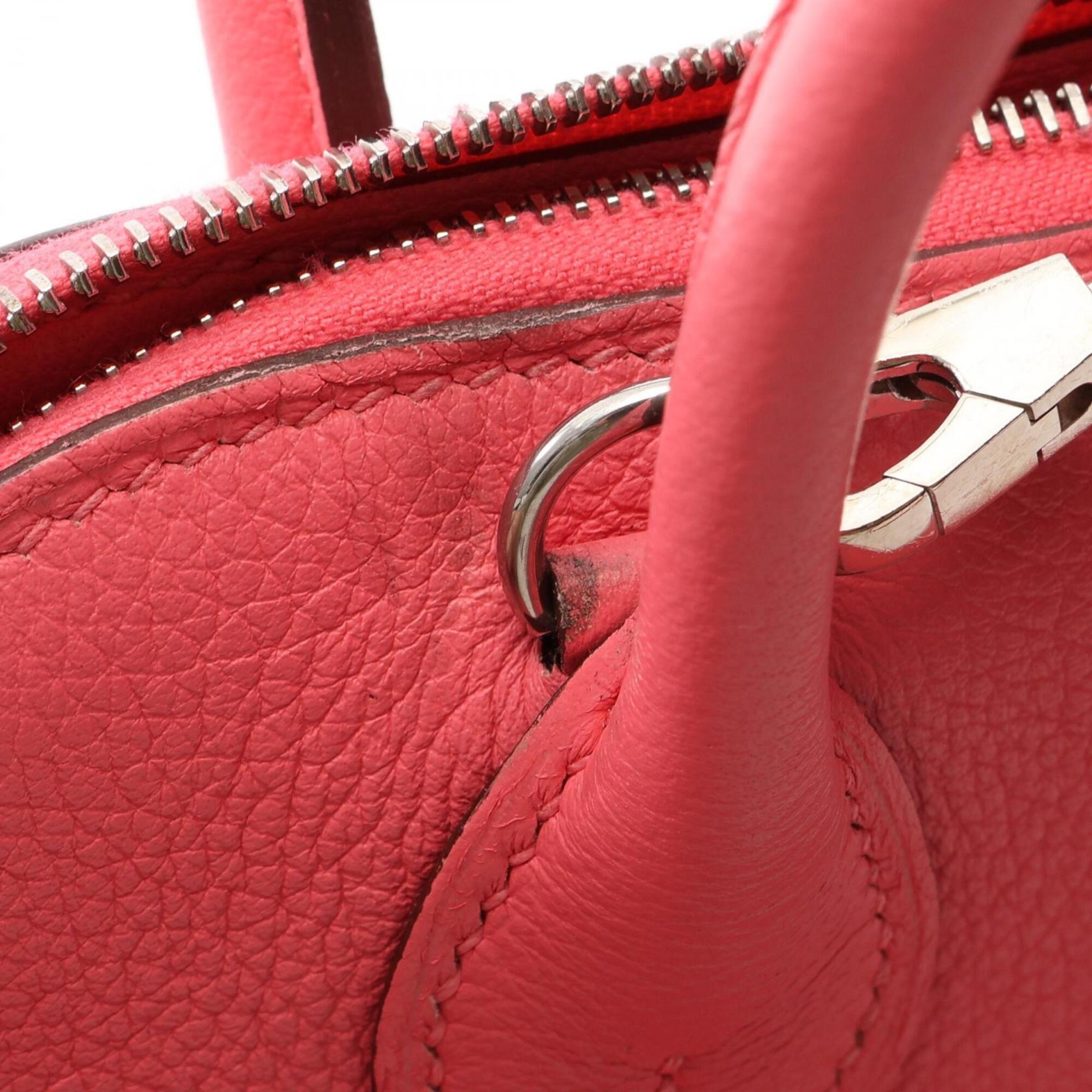 Hermes Pink Rose Azalee Leather Handbag (Pre-Owned)