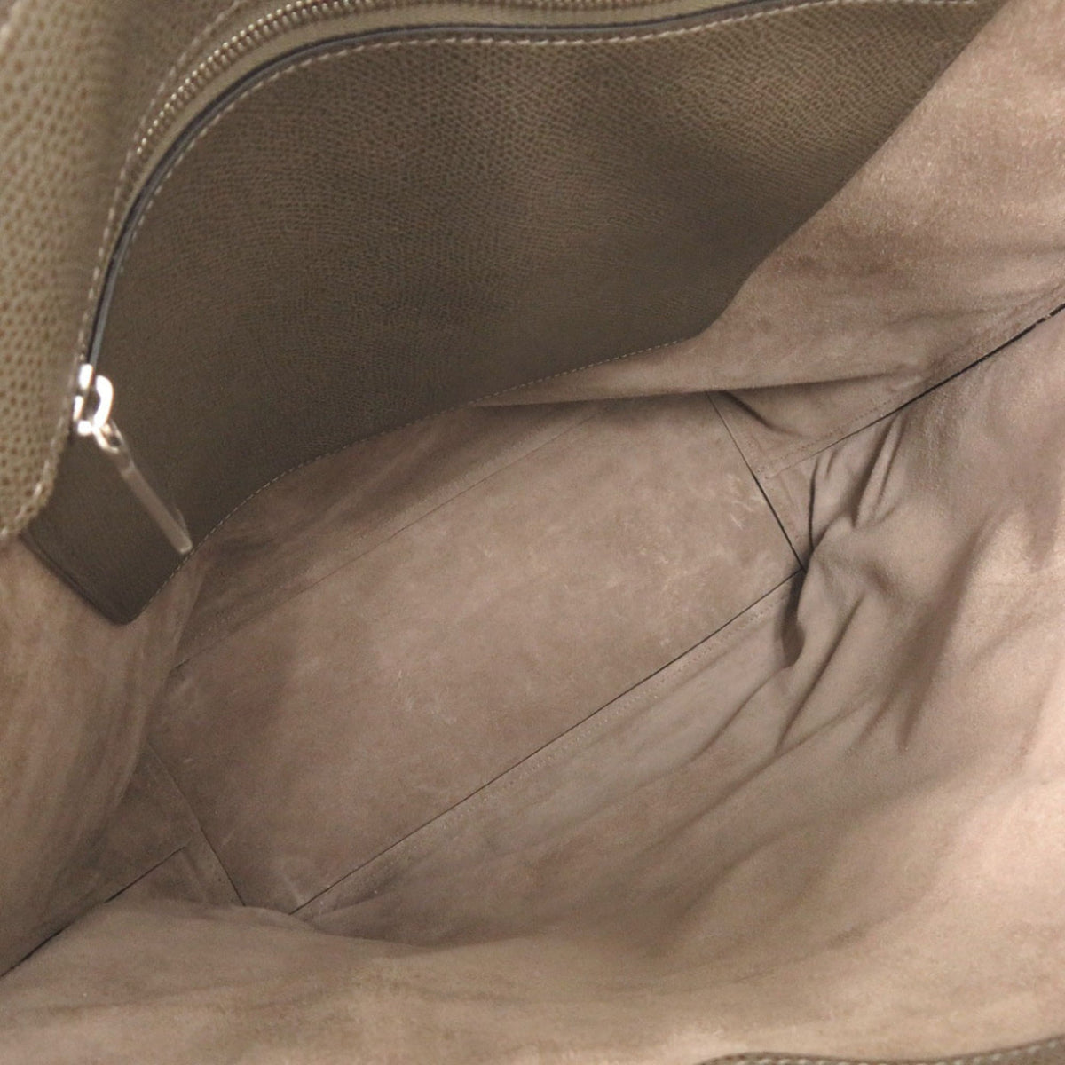 Valextra Gray Leather Tote Bag (Pre-Owned)