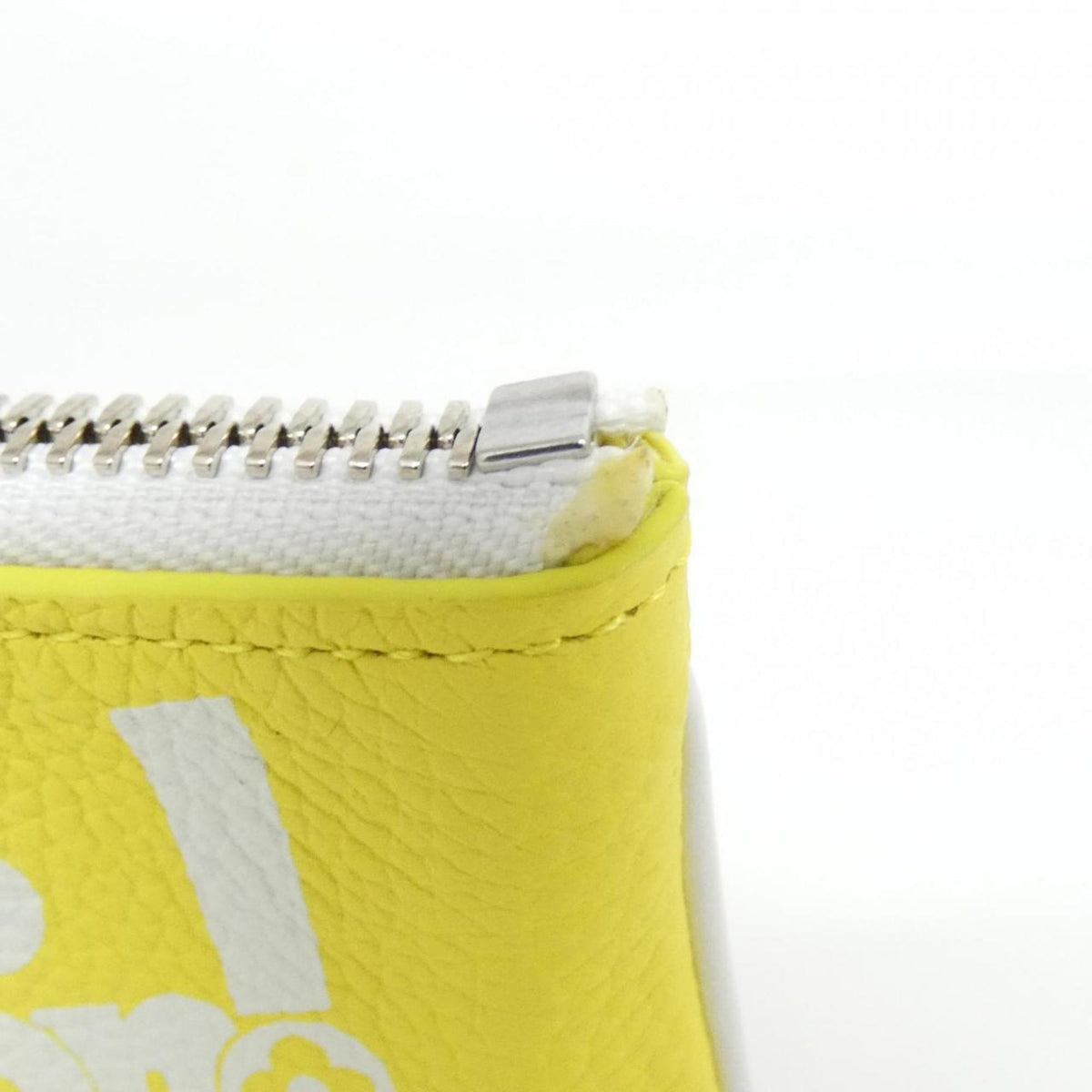 Louis Vuitton Yellow Leather Coin Purse/Coin Case (Pre-Owned)