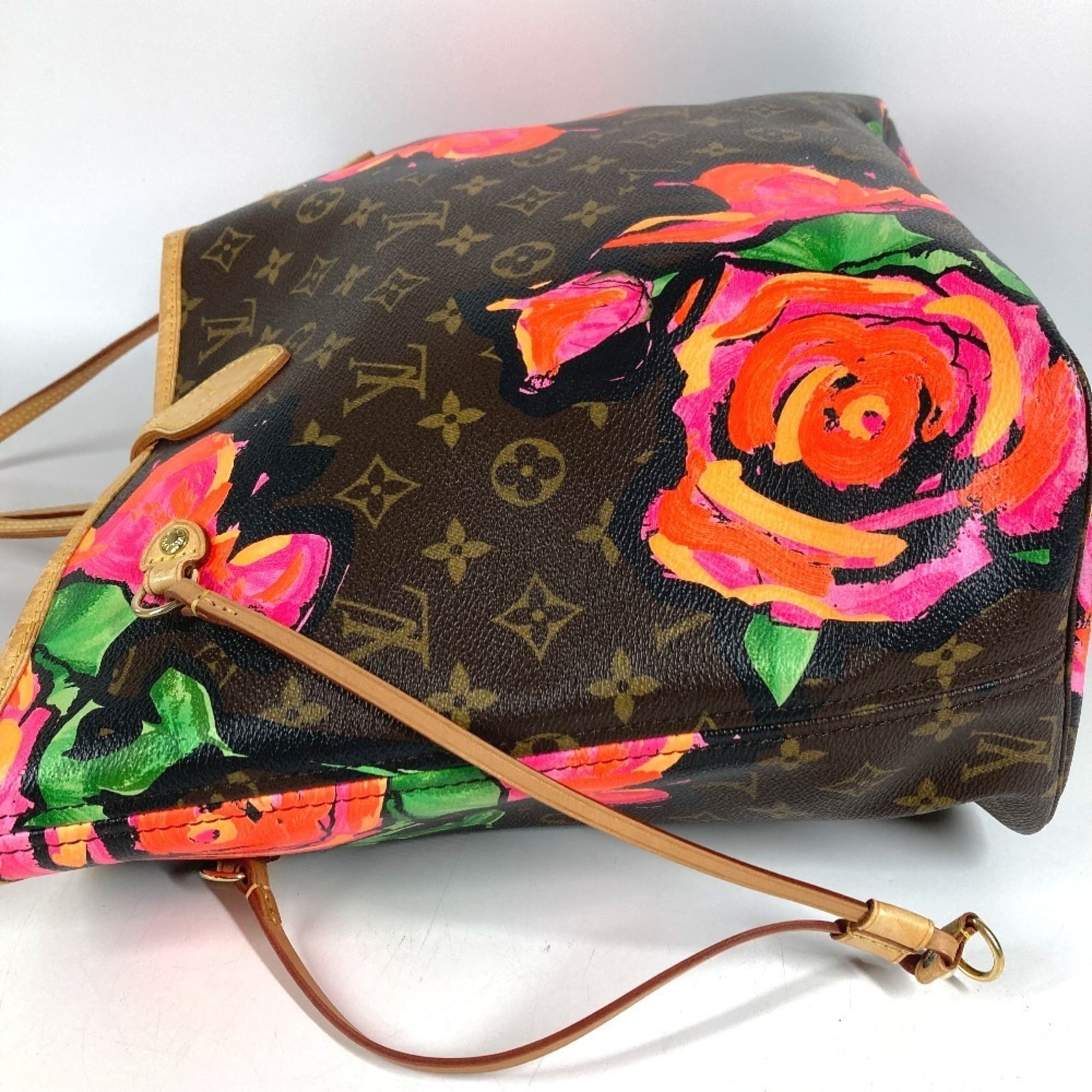 Louis Vuitton Monogram Brown Rose Monogram Shoulder Bag Tote Bag (Pre-Owned)