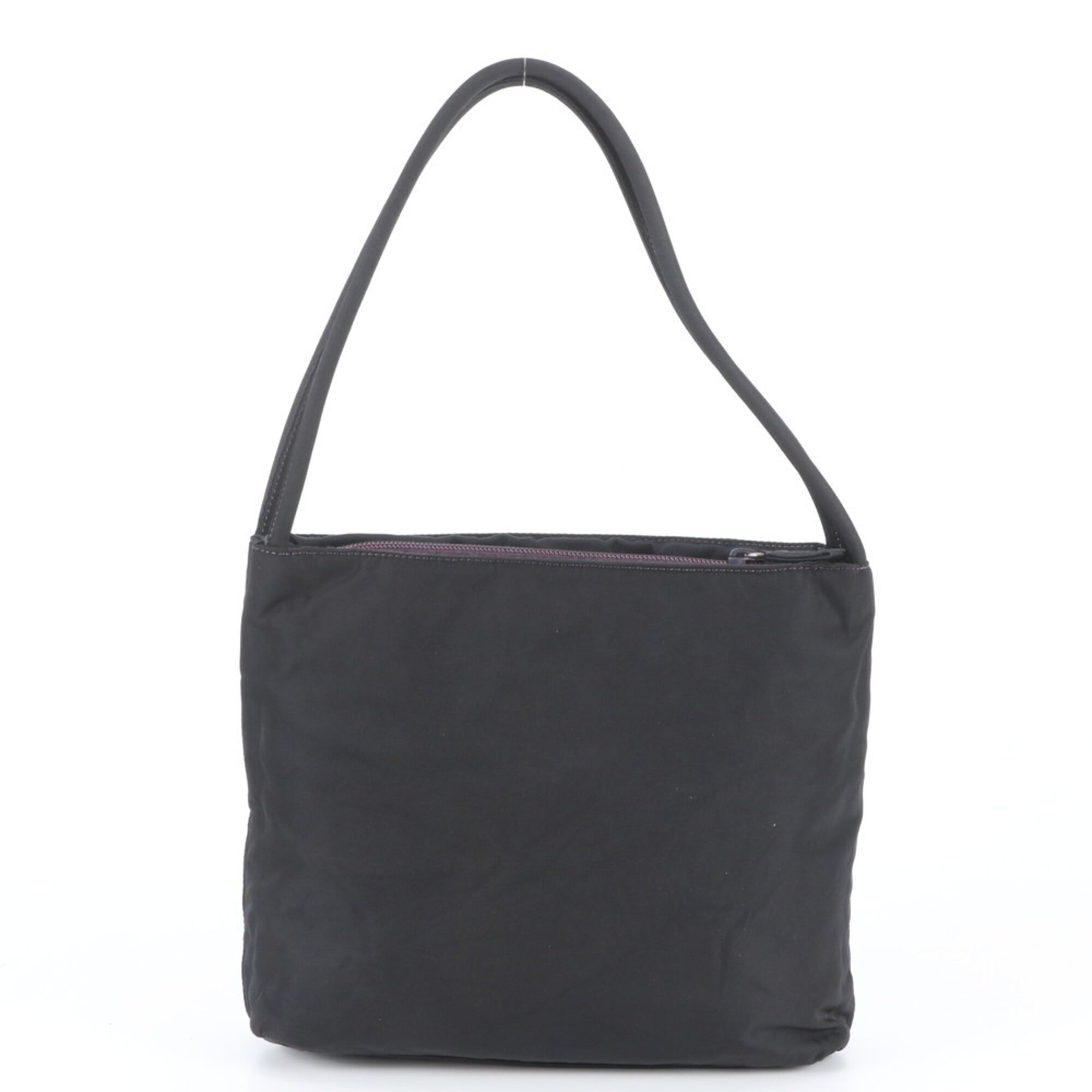 Prada Black Purple Shoulder Bag Tote Bag (Pre-Owned)