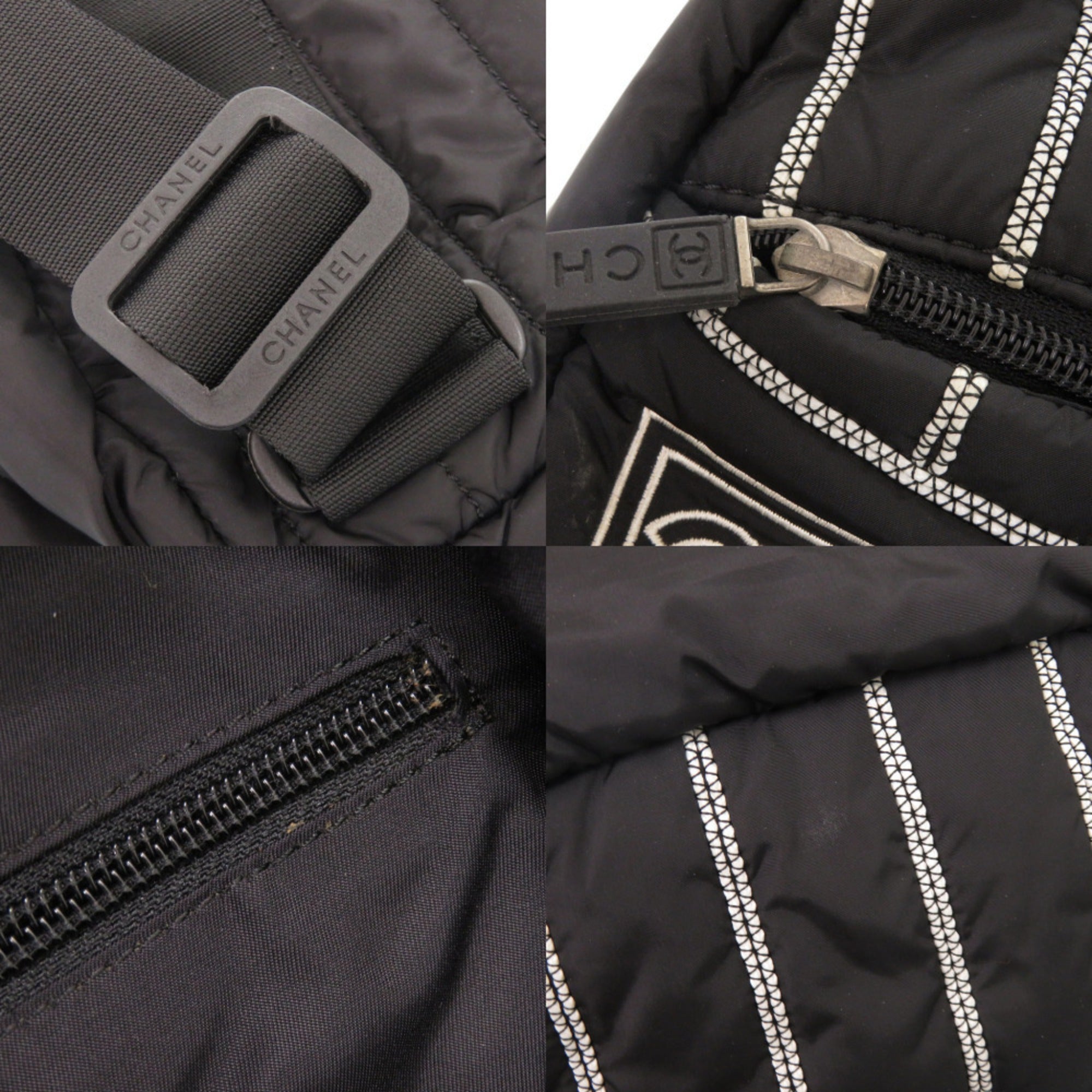 Chanel Black Nylon Backpack (Pre-Owned)