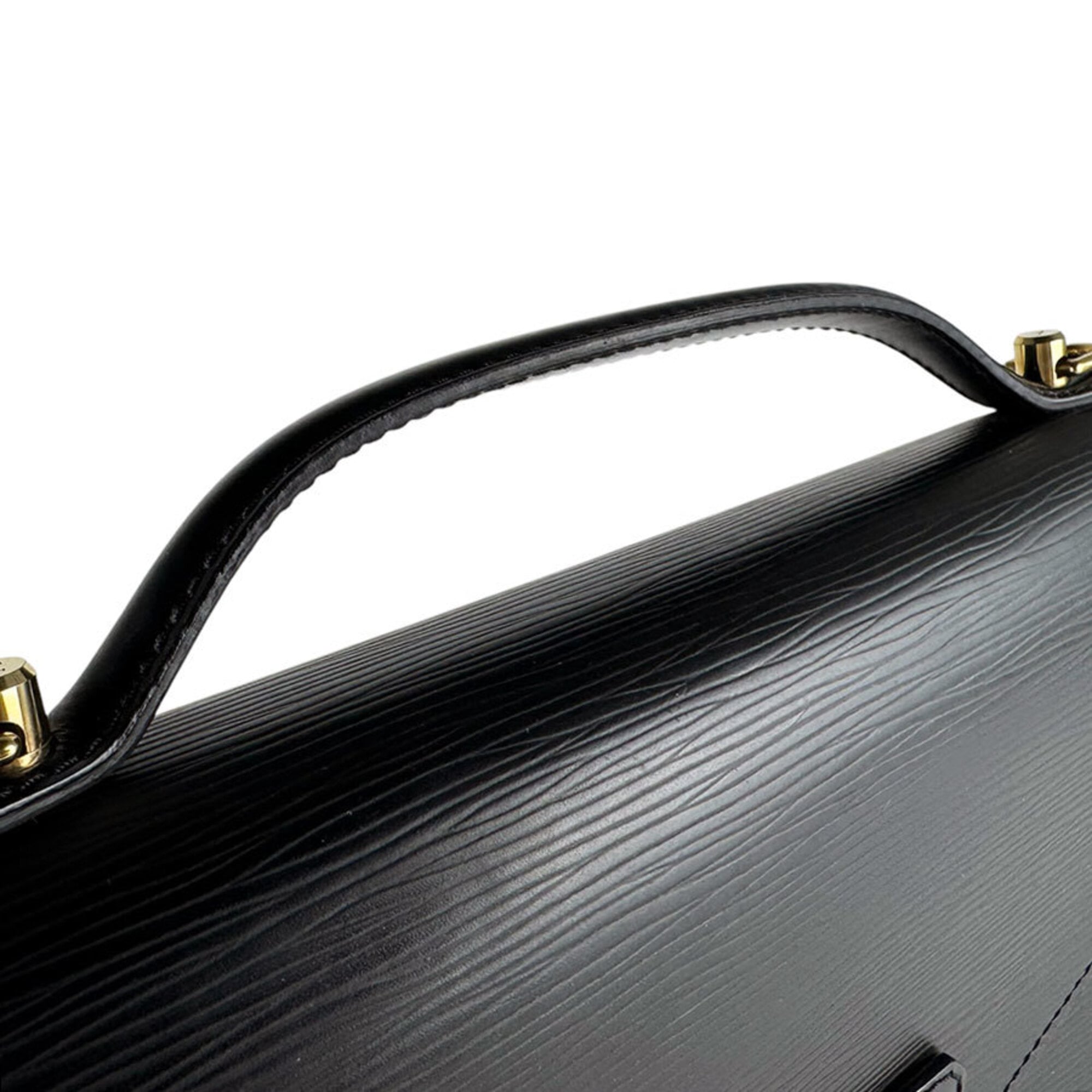 Louis Vuitton Black Epi Leather Handbag (Pre-Owned)
