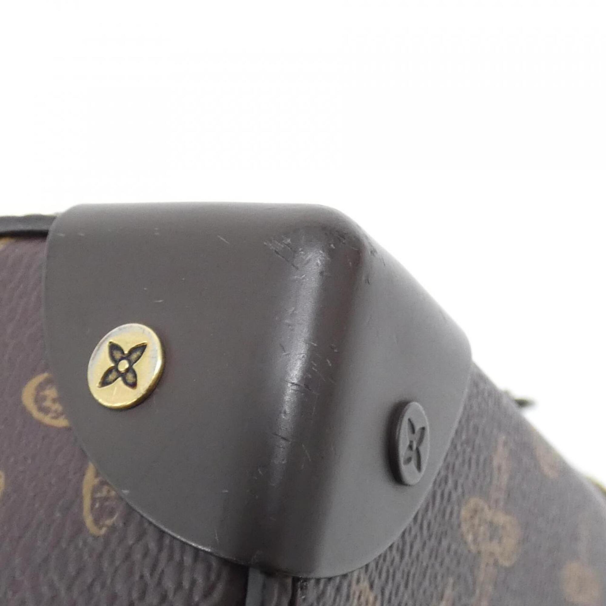 Louis Vuitton Marron Coated Canvas Handbag (Pre-Owned)