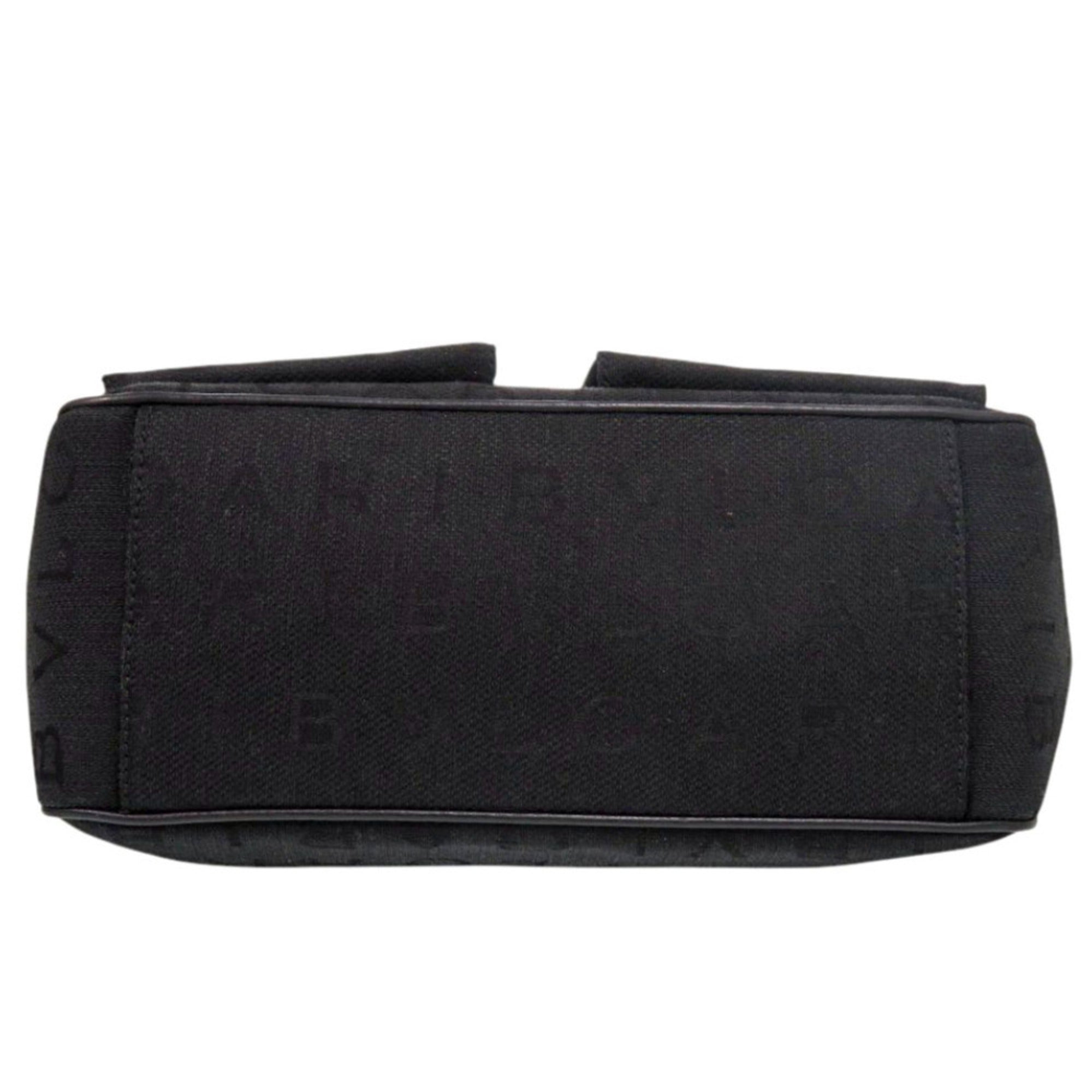 Bvlgari Black Canvas Shoulder Bag (Pre-Owned)