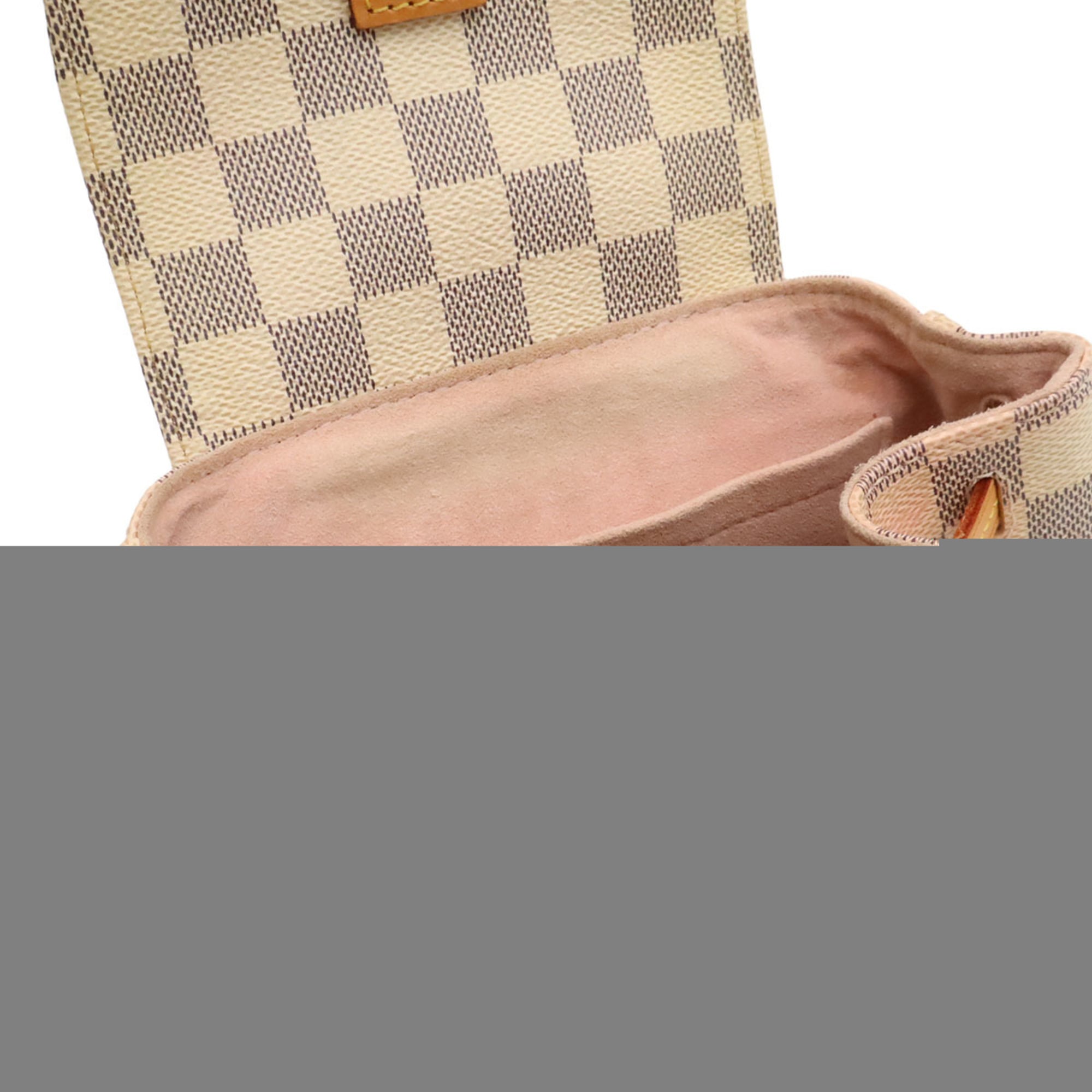 Louis Vuitton Damier Azur Ivory Damier Azur Backpack Shoulder Bag (Pre-Owned)
