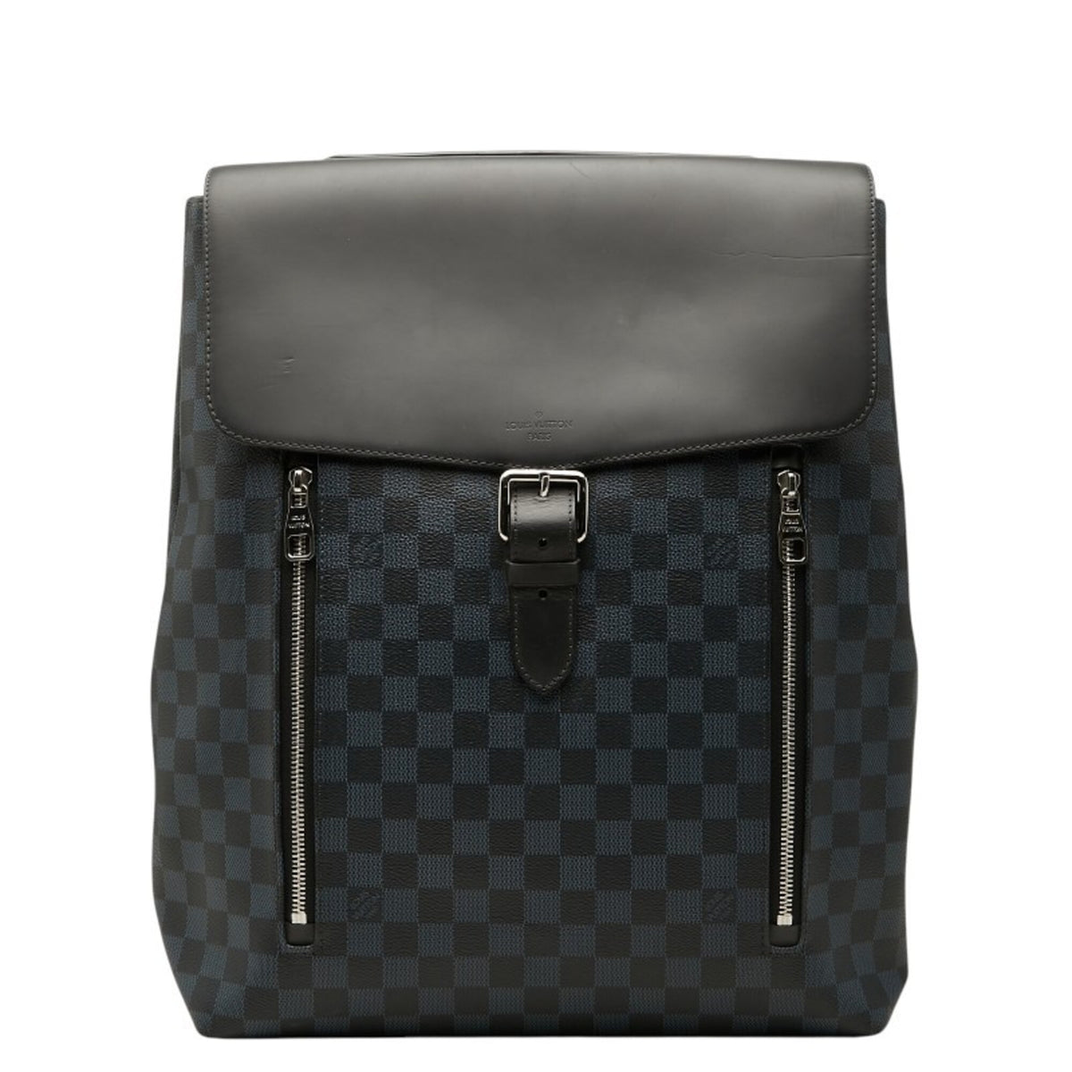Louis Vuitton Damier Cobalt Black Navy Pvc Leather Backpack (Pre-Owned)