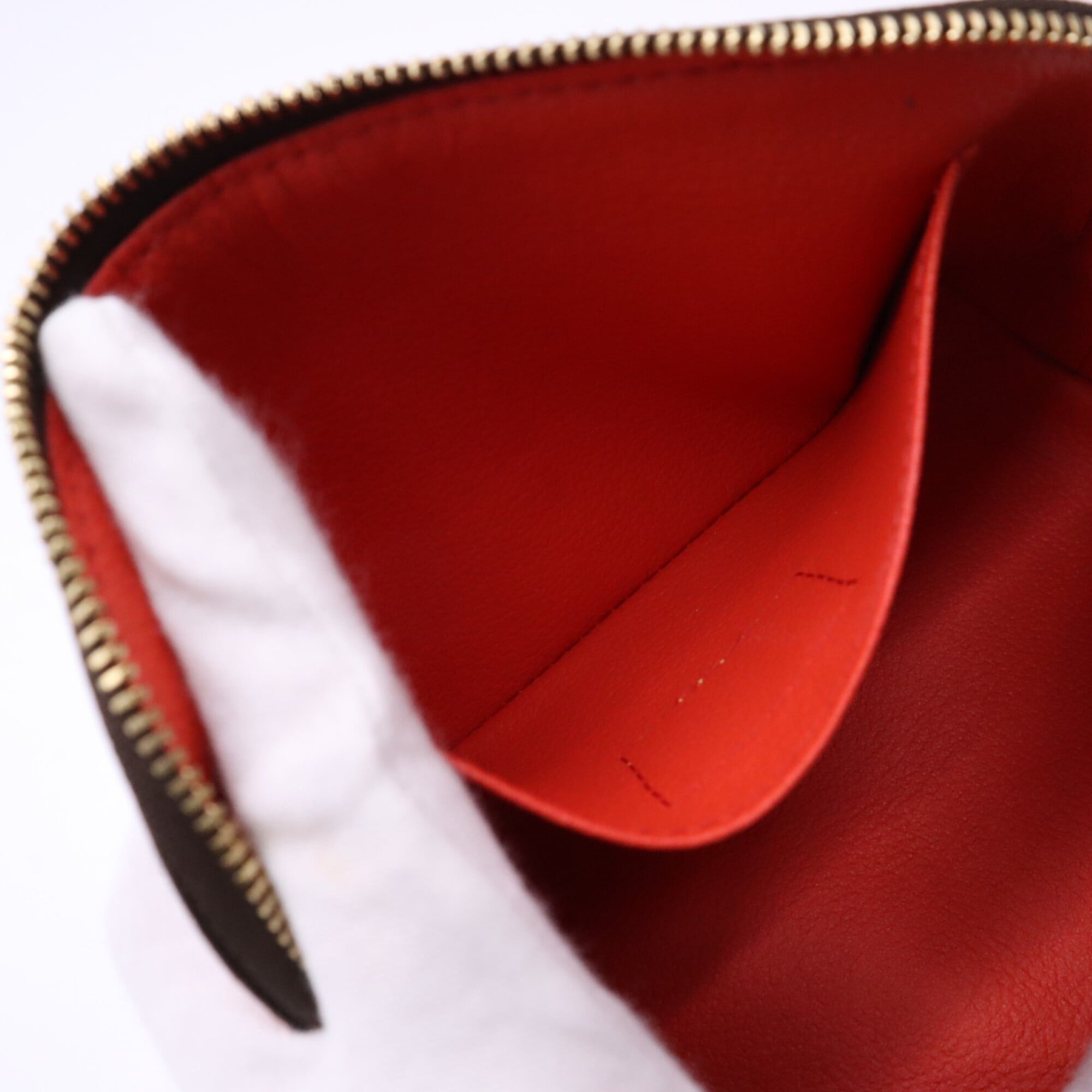 Louis Vuitton Brown Multi-Color Coated Canvas Leather Pochette Pouch (Pre-Owned)