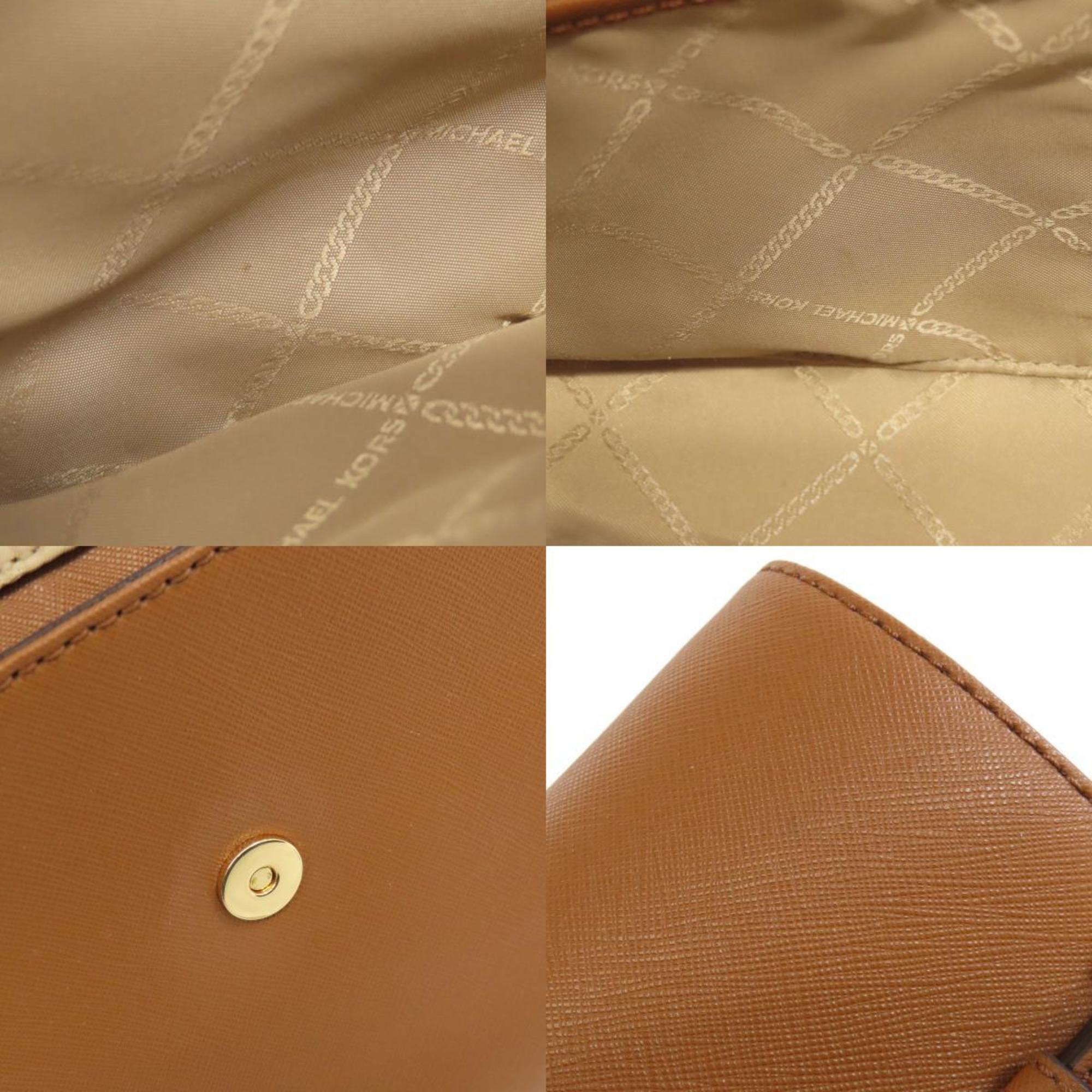 Michael Kors Brown Pvc Tote Bag (Pre-Owned)