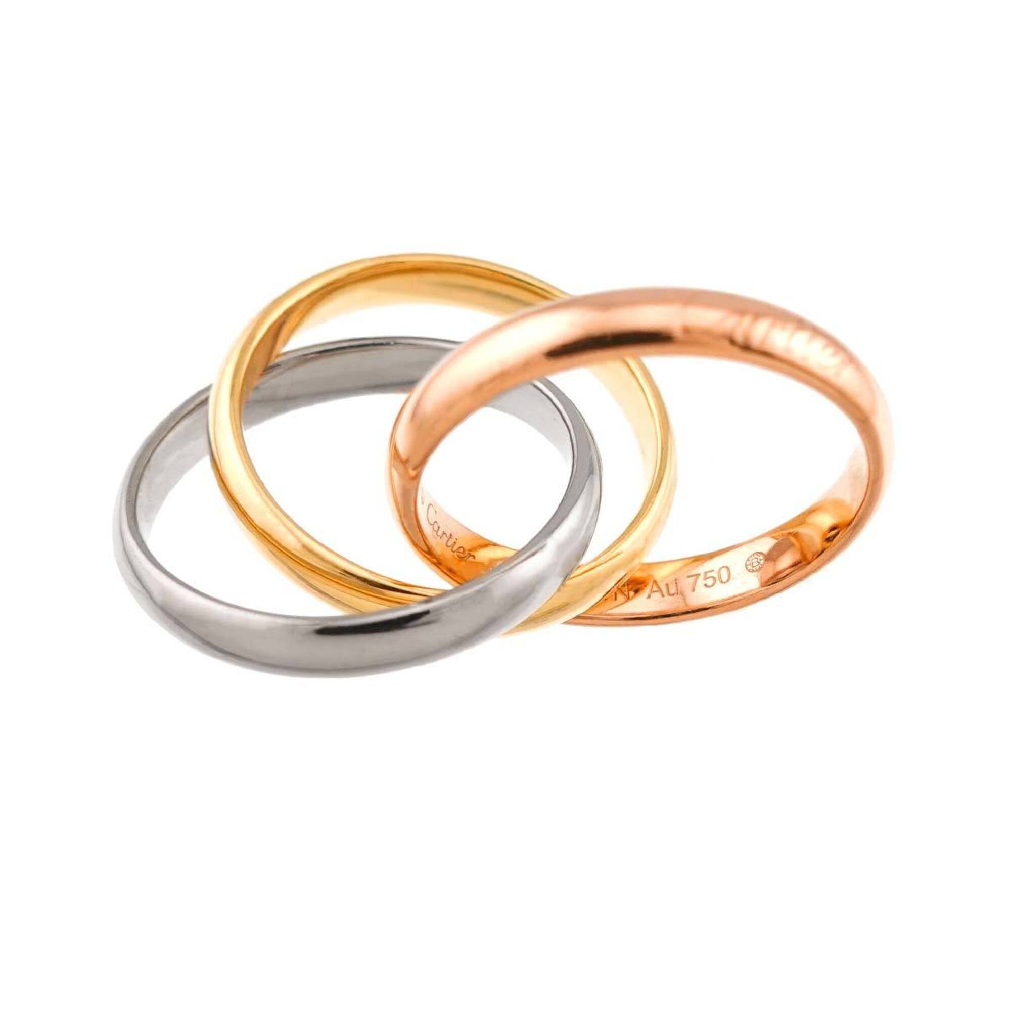 Cartier Yellow Gold (18K) Pink Gold (18K) White Gold (18K) Band Ring (Pre-Owned)