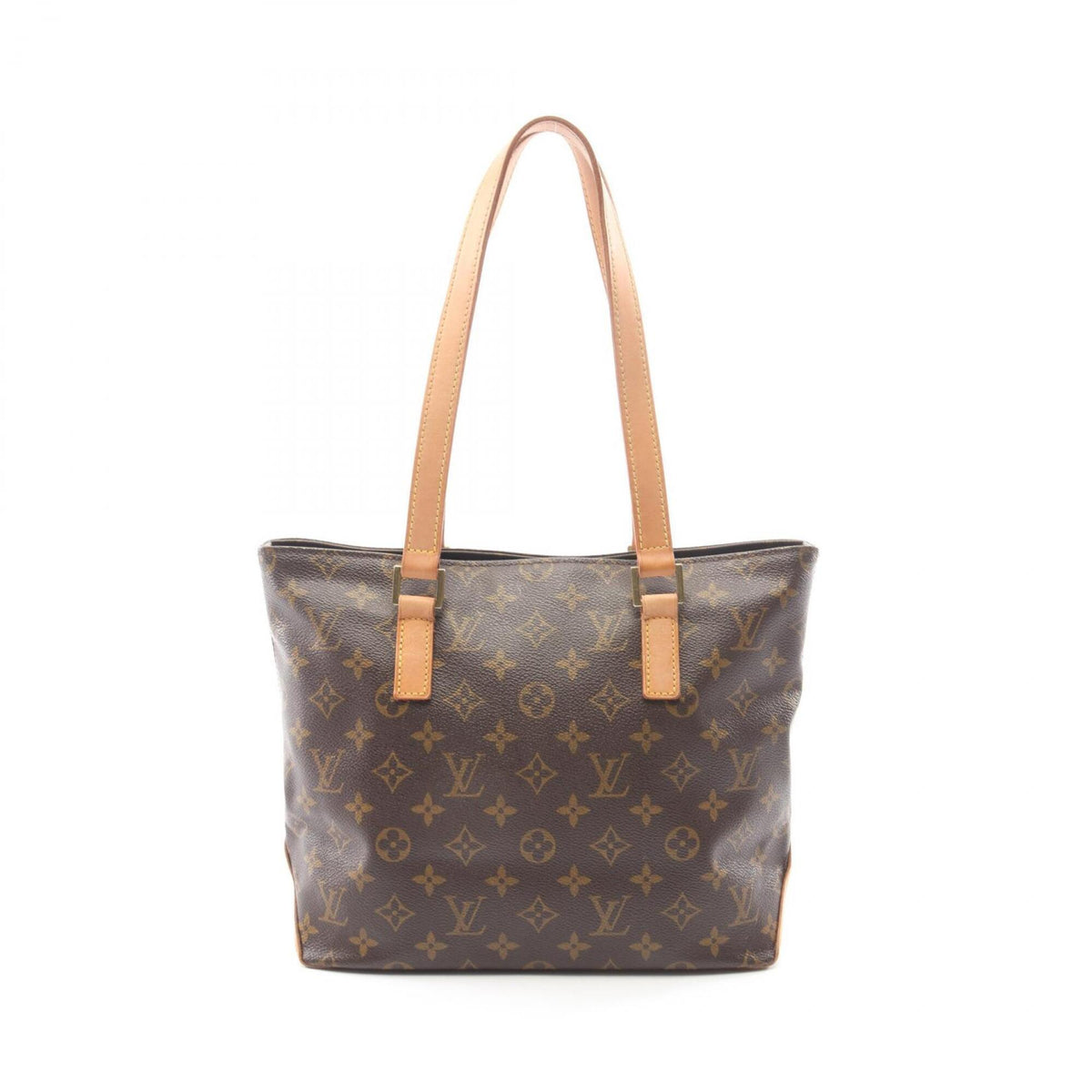 Louis Vuitton Brown Coated Canvas Pvc Monogram Leather Handbag Shoulder Bag (Pre-Owned)