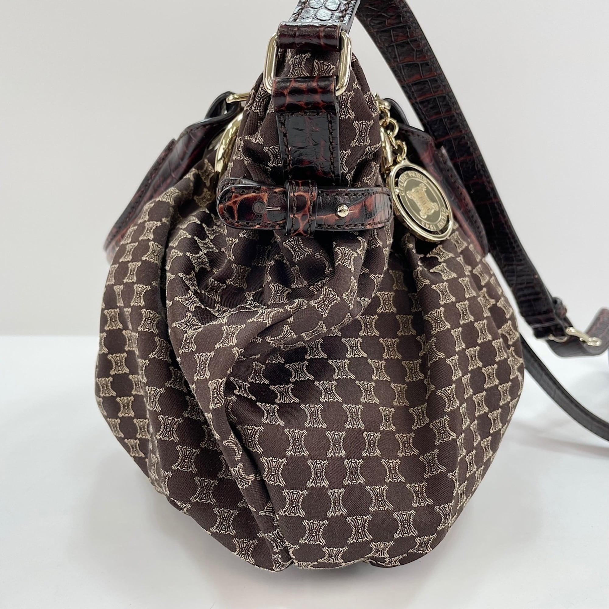 Celine Macadam Brown Handbag (Pre-Owned)