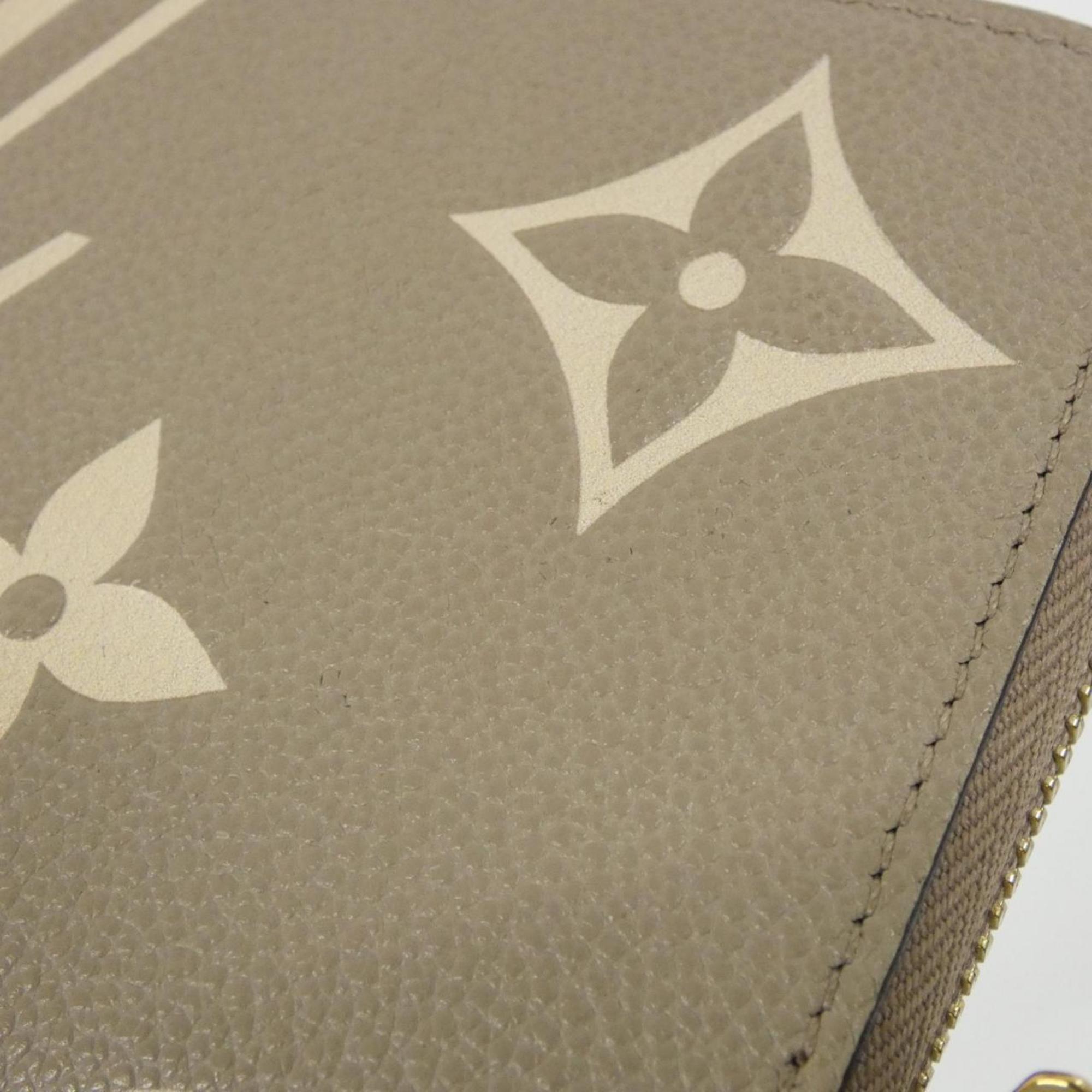 Louis Vuitton Monogram Empreinte Tourterelle Leather Long Wallet (Bi-Fold) (Pre-Owned)