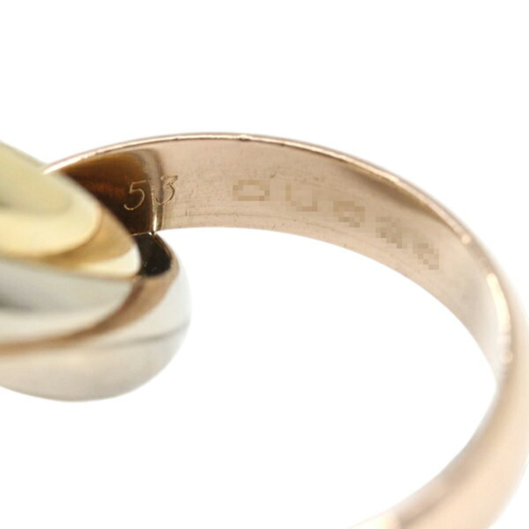 Cartier Pink Gold White Gold Yellow Gold Yellow Gold (18K) Pink Gold (18K) White Gold (18K) Band Ring (Pre-Owned)
