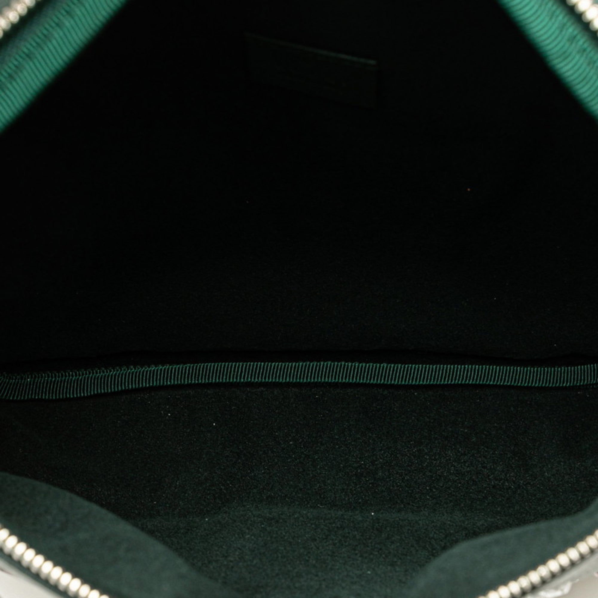 Gucci Moss Green Multi-Color Leather Sling Bag (Pre-Owned)