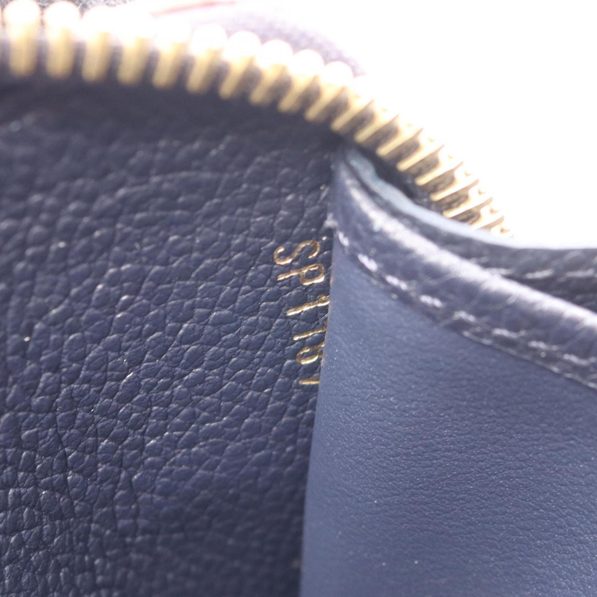 Louis Vuitton Marine Rouge Navy Red Color Monogram Empreinte Leather Long Wallet (Bi-Fold) (Pre-Owned)